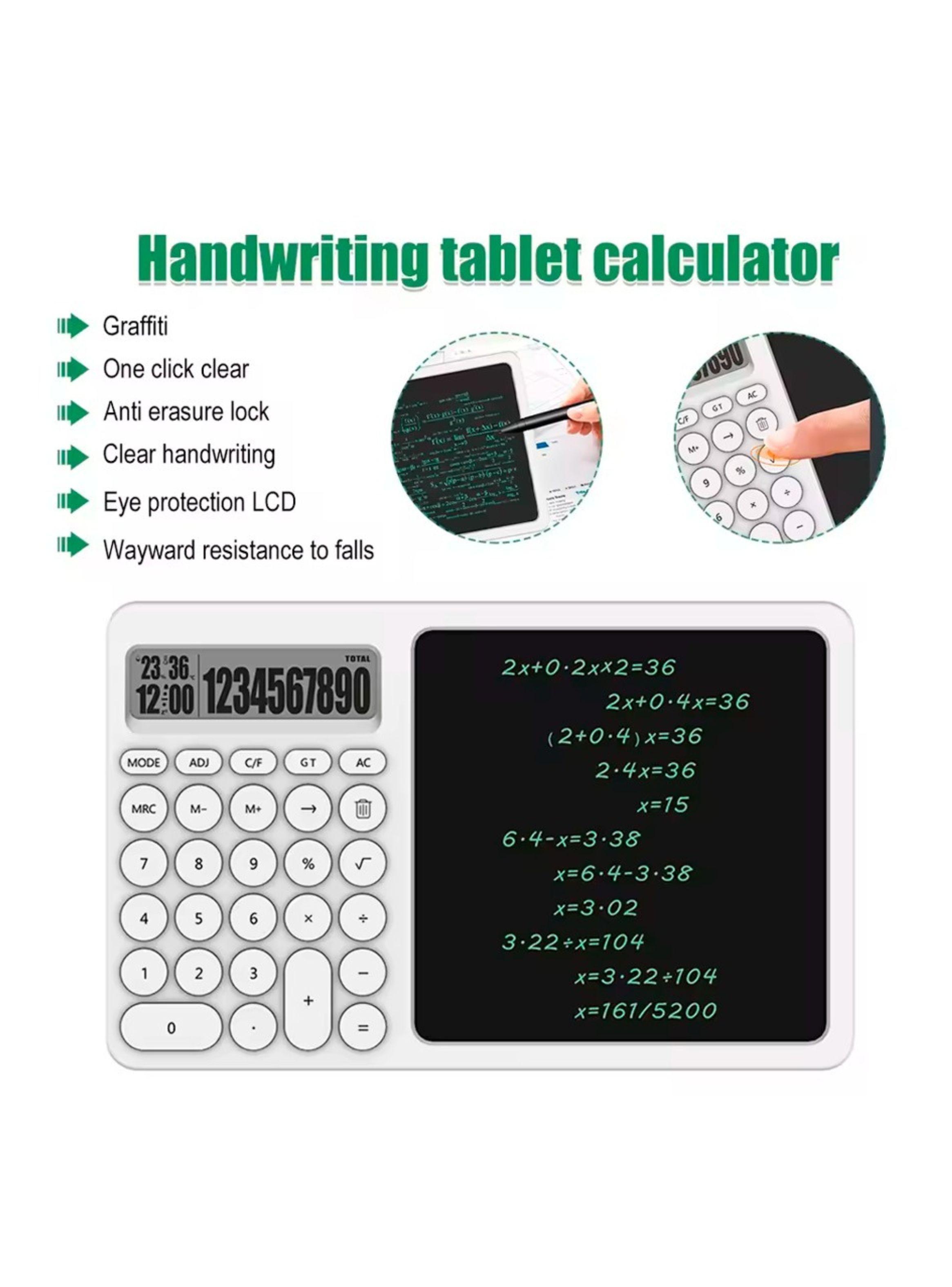 Tableta De Escritura Digital Con Calculadora Recargable-4