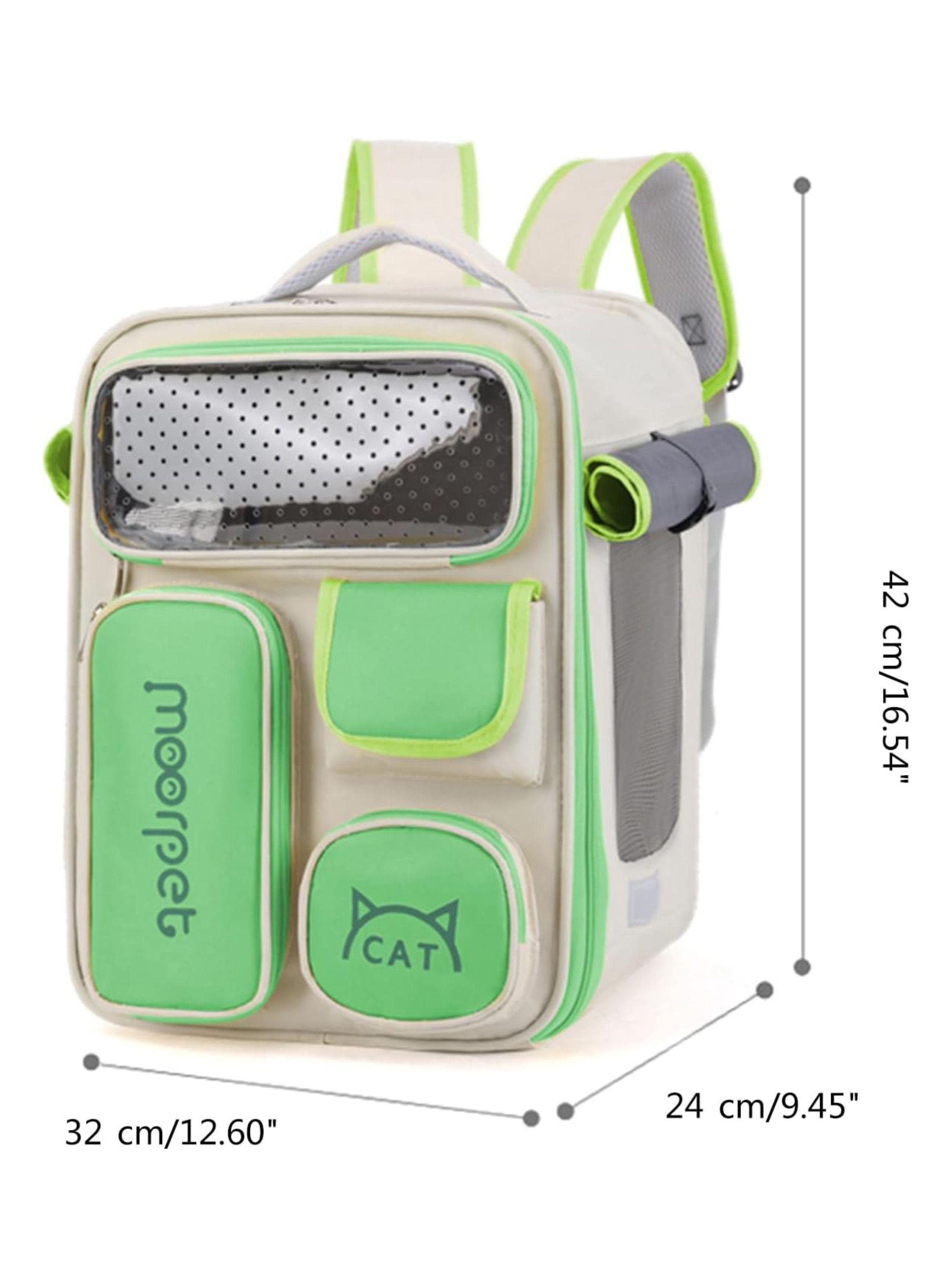 Mochila De Viaje Transportadora Para Gatos Y Perros-3