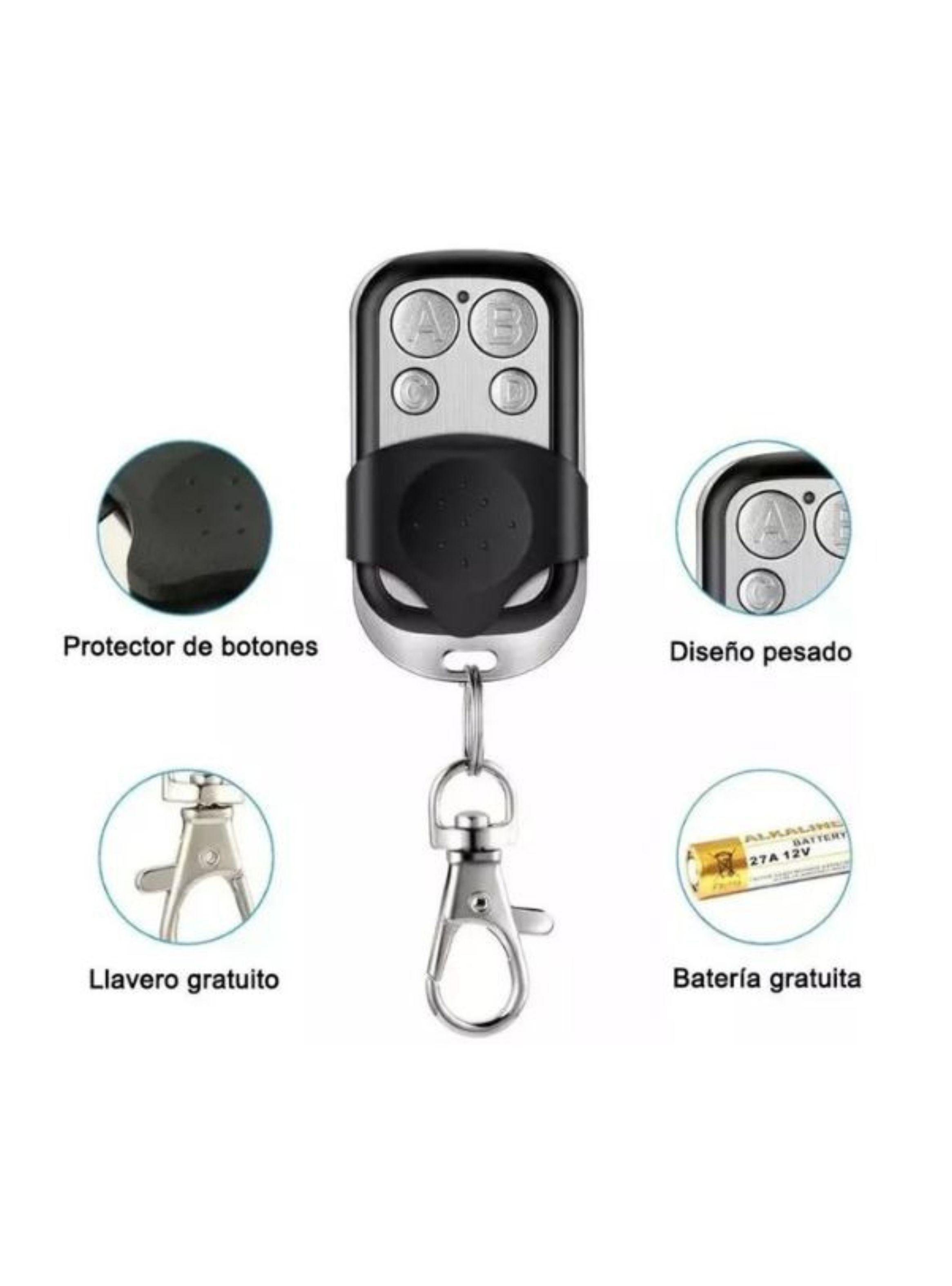 Control Remoto Porton Universal Clonador Duplicador 433mhz 4 Botones-2