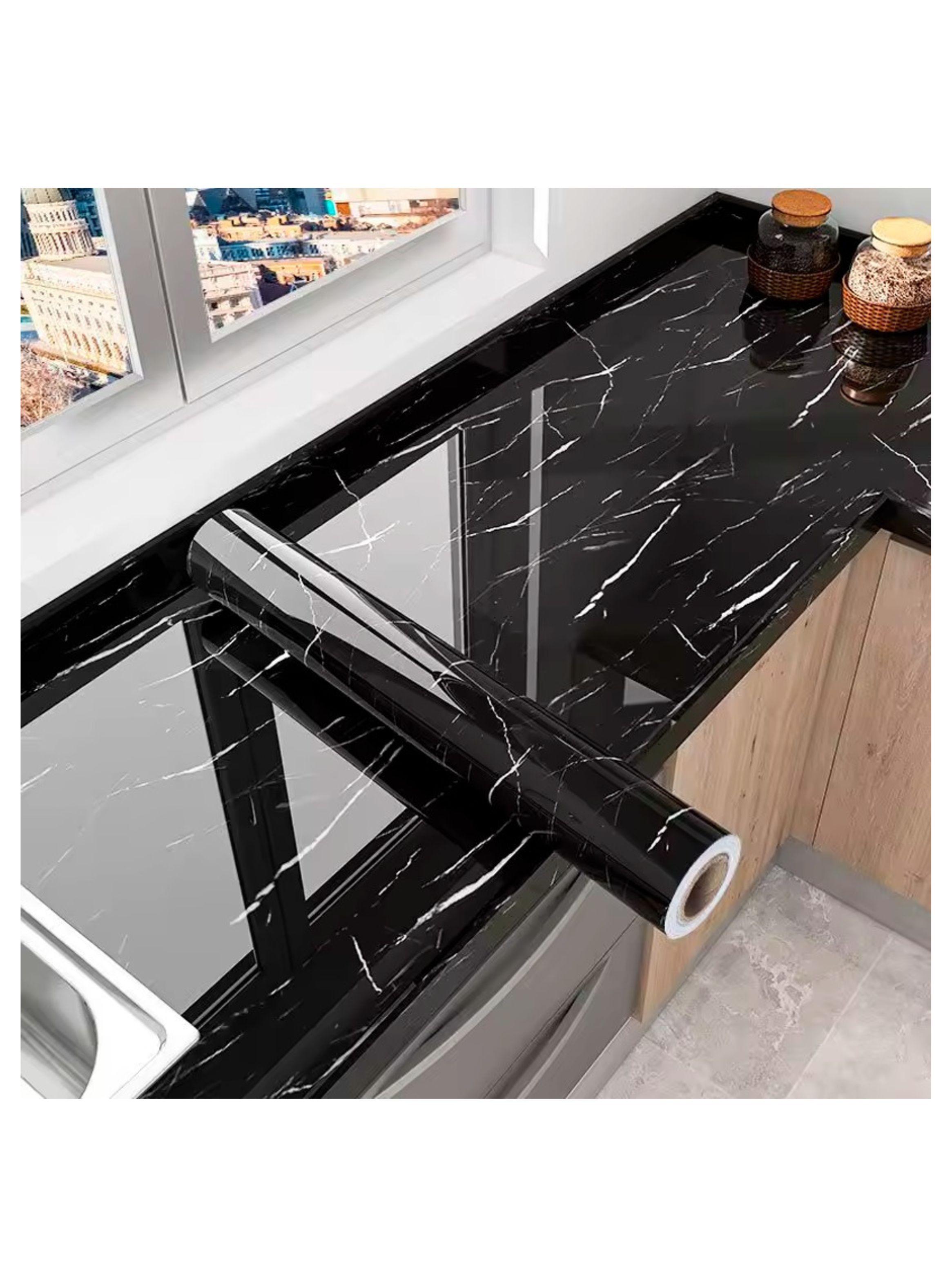 Papel Tapiz Adhesivo Mármol Impermeable Para Encimera Cajon 10m-0