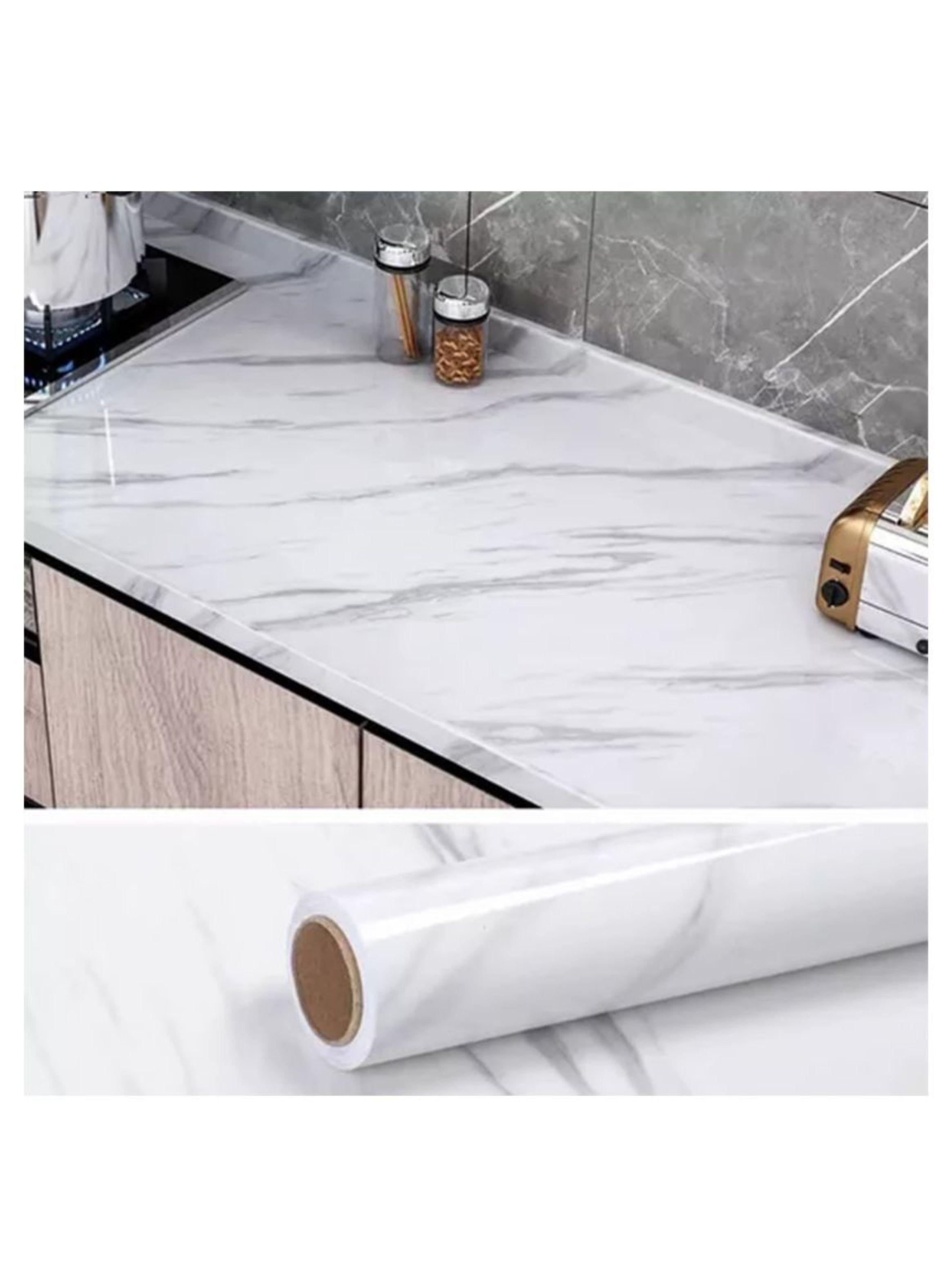 Papel Tapiz Adhesivo Mármol Impermeable Para Encimera Cajon 10m-0