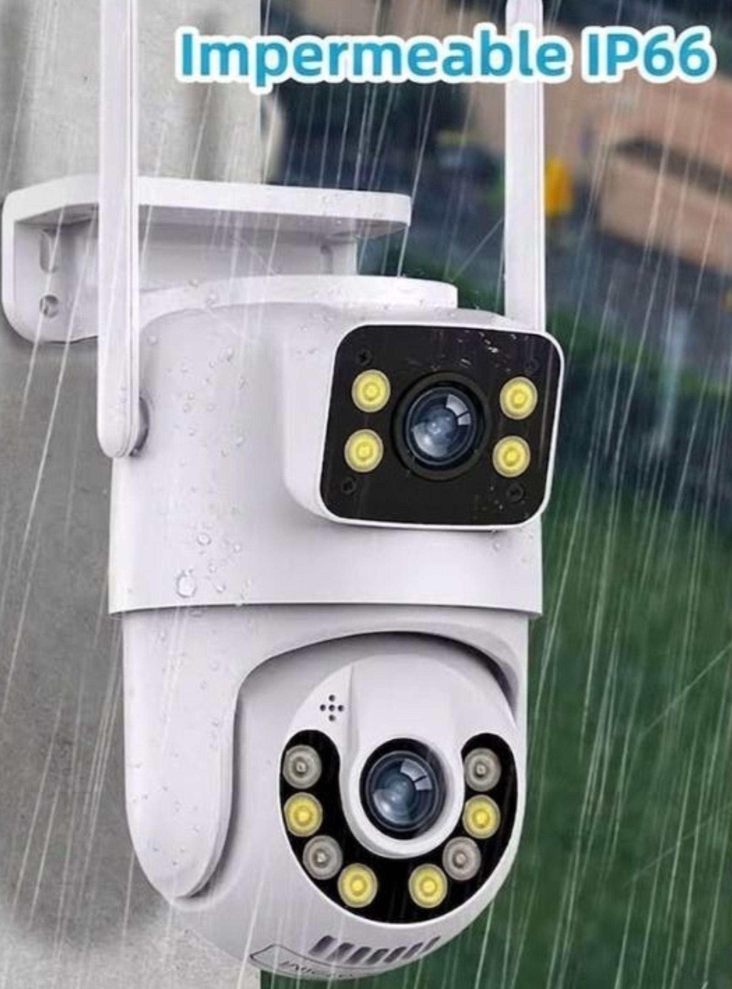 Cámara Seguridad Exterior Giratoria Wifi Ip66 -3