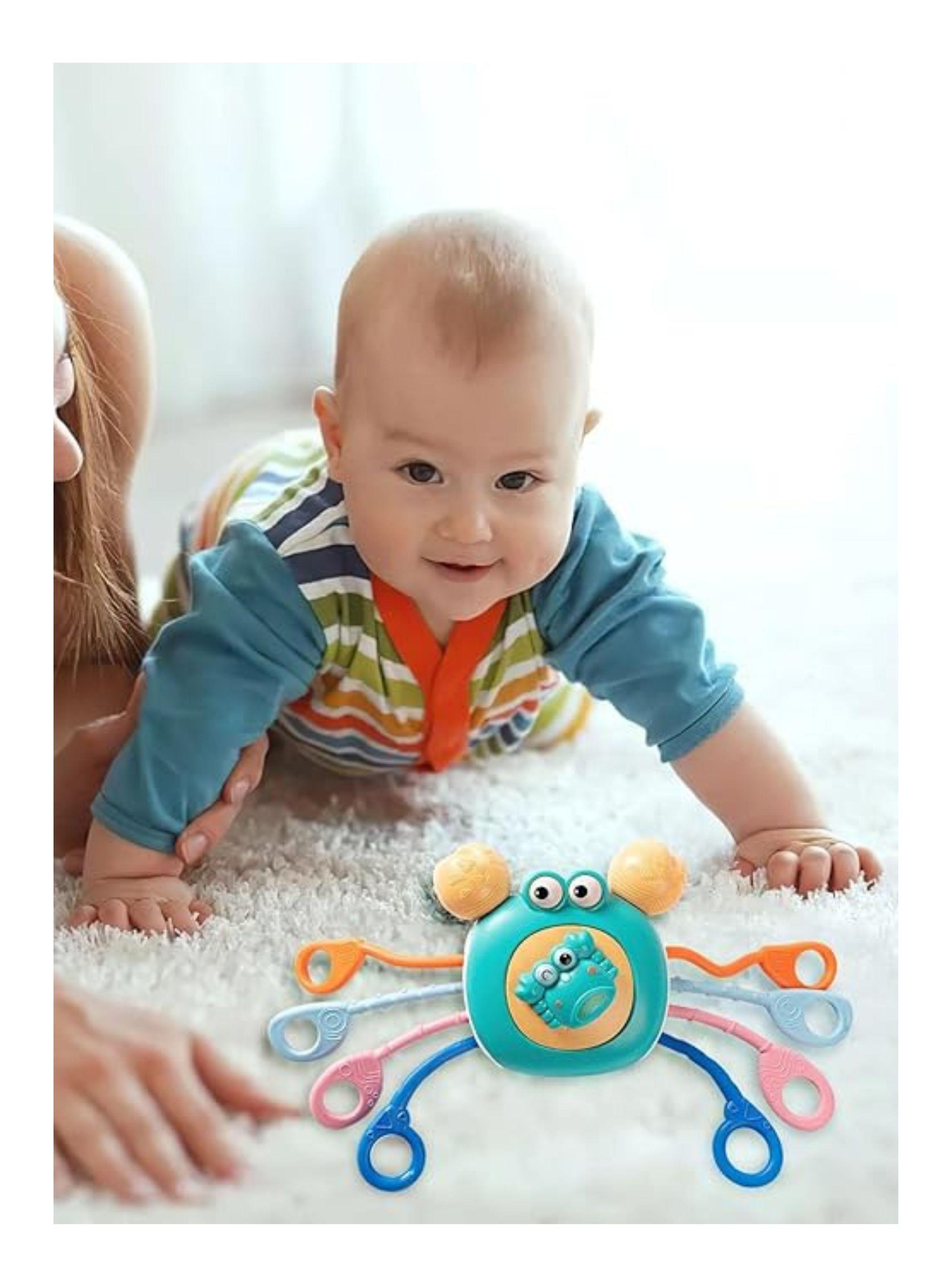Juguete Sensorial Montessori Bebé Cangrejo Motricidad Fina-2
