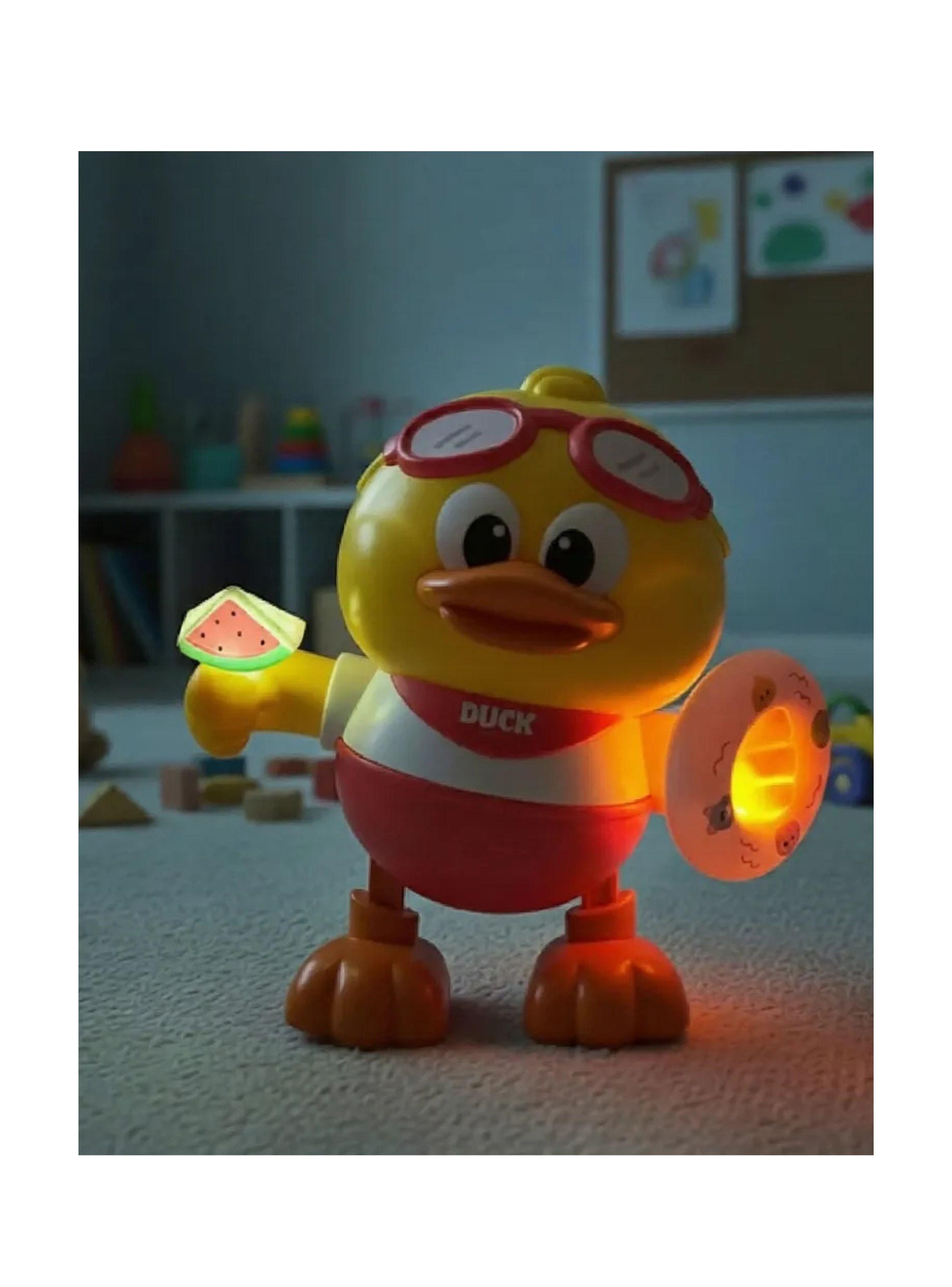 Patito Juan Bailarín Musical Luces LED y Movimiento Juguete Interactivo para Bebés -2