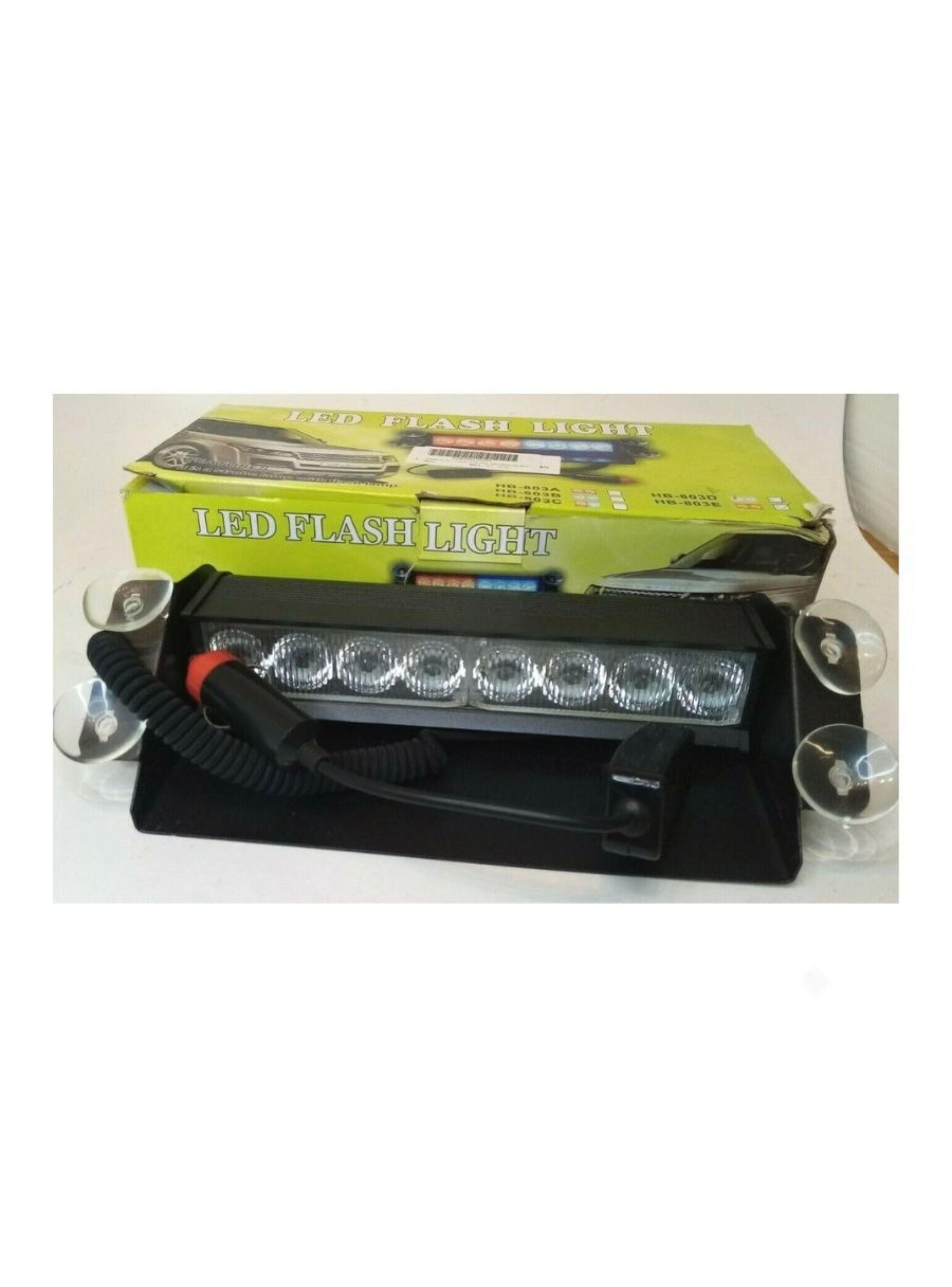 Faro Led Estroboscopico Escolta Emergencia Auto 12v 803-1
