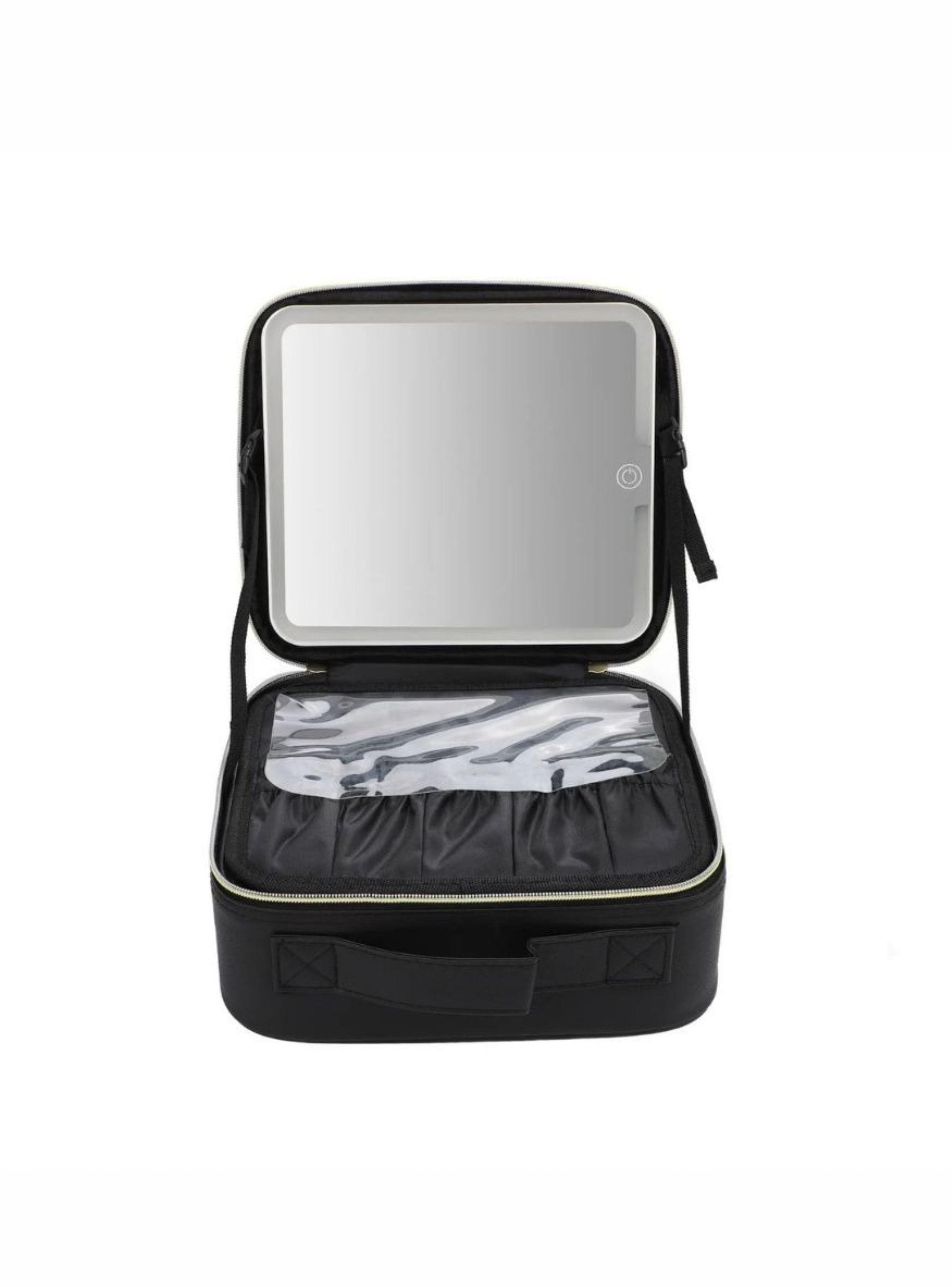 Bolso Organizador De Maquillaje Espejo Led Portátil -3