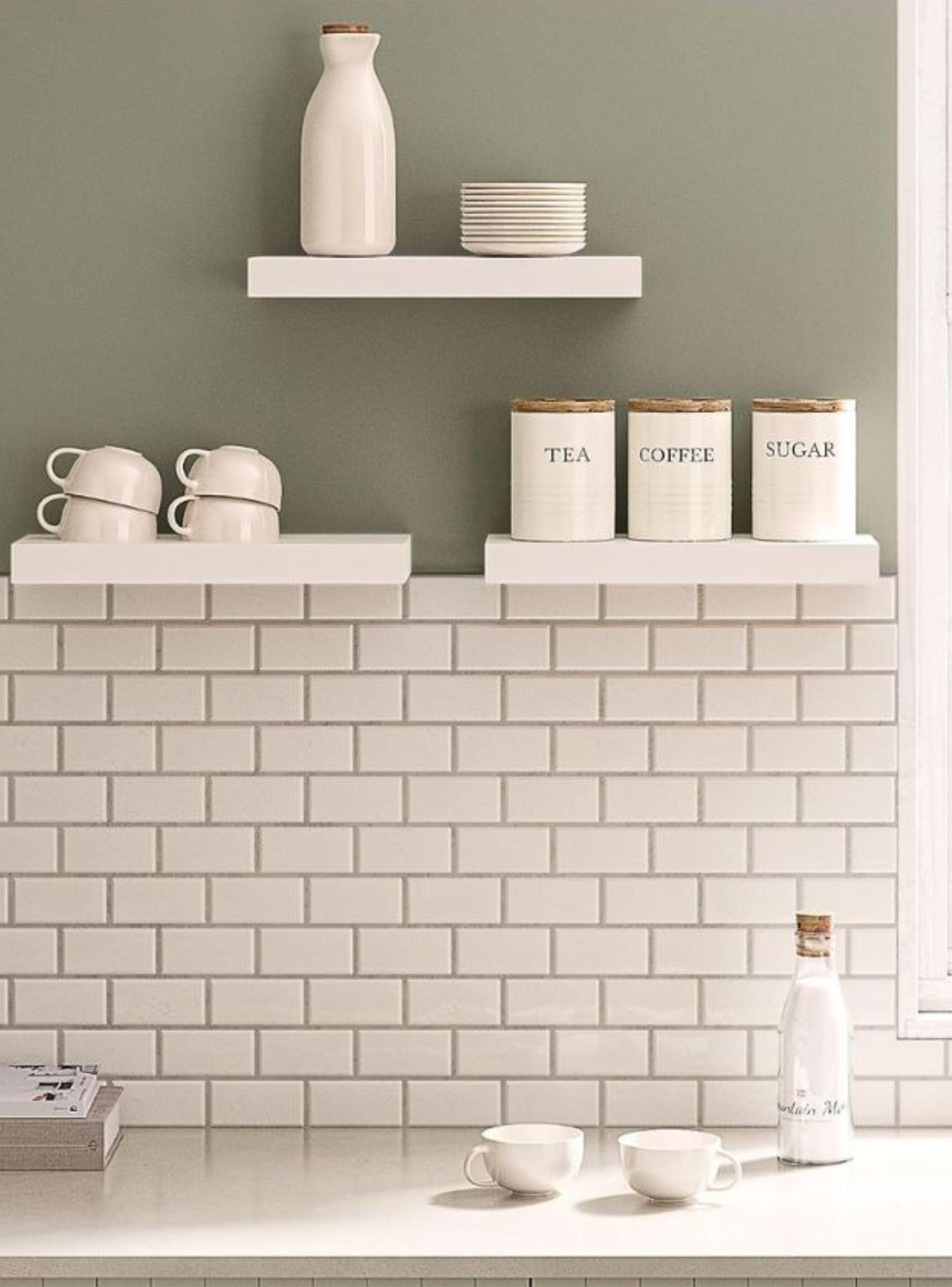 Repisa Flotante Minimalista Madera Blanca Organizador 60cm-4