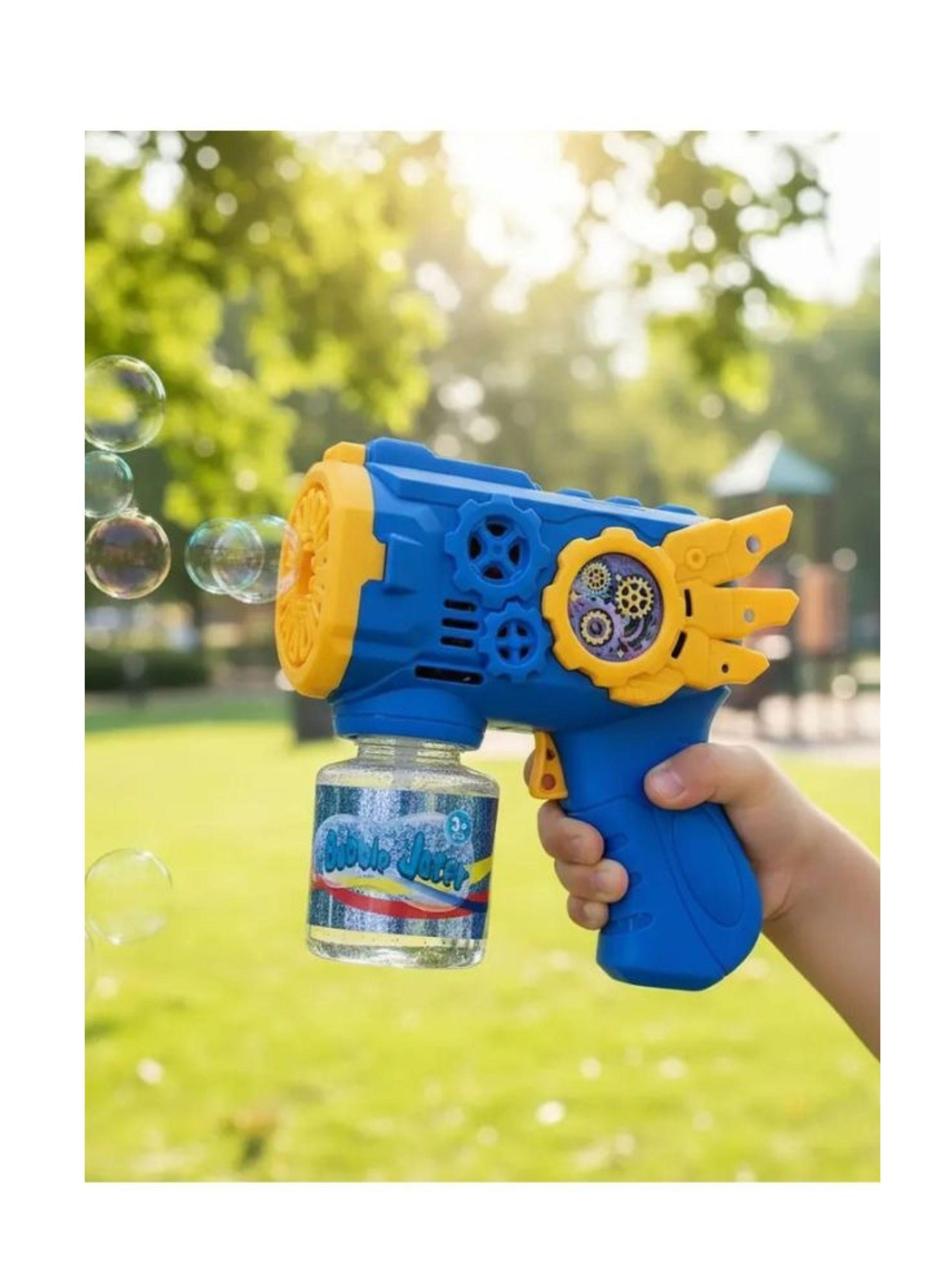 Pistola Lanza Burbujas Electrica Flying Armor Con Luces-2