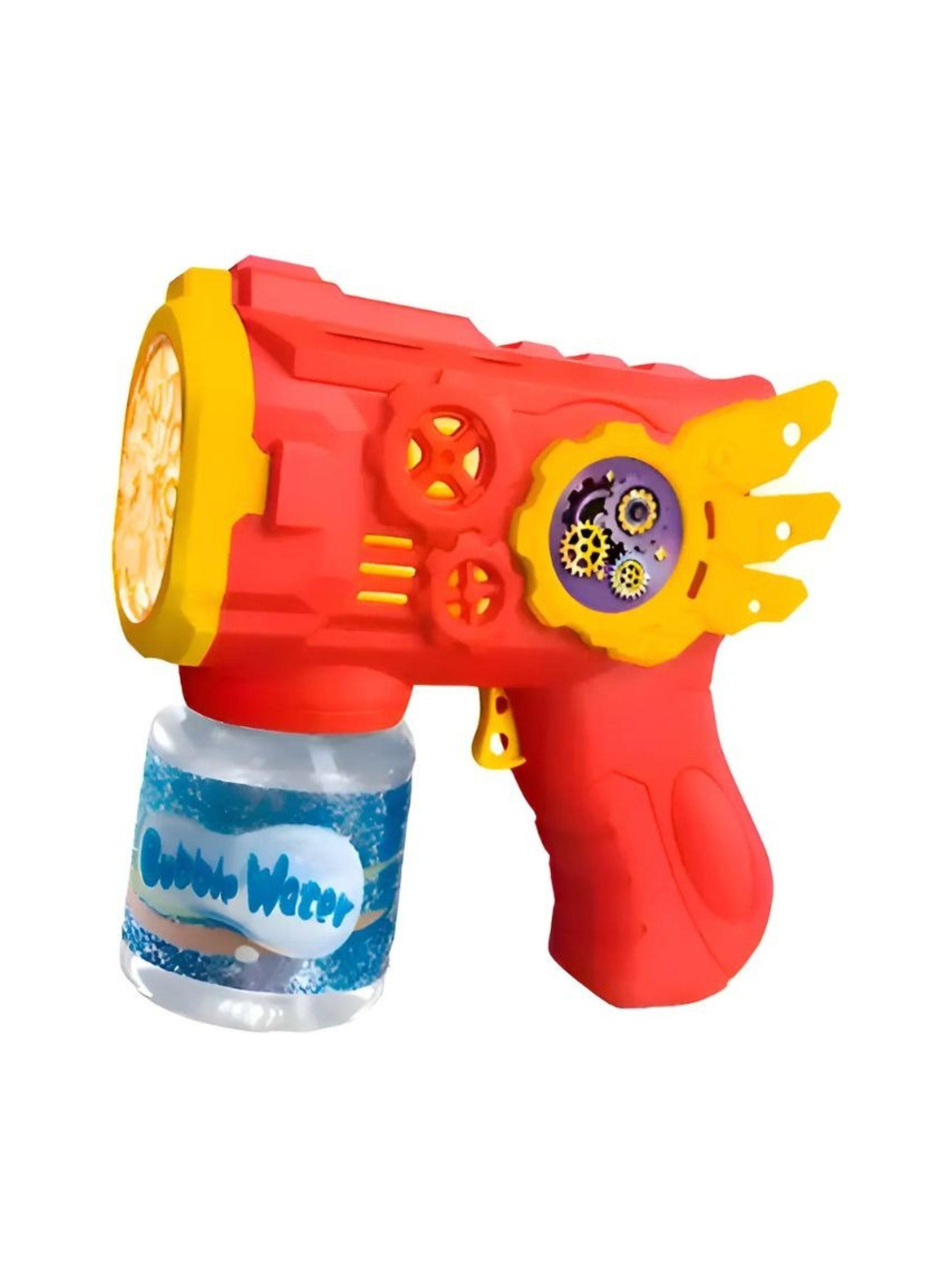 Pistola Lanza Burbujas Electrica Flying Armor Con Luces-0