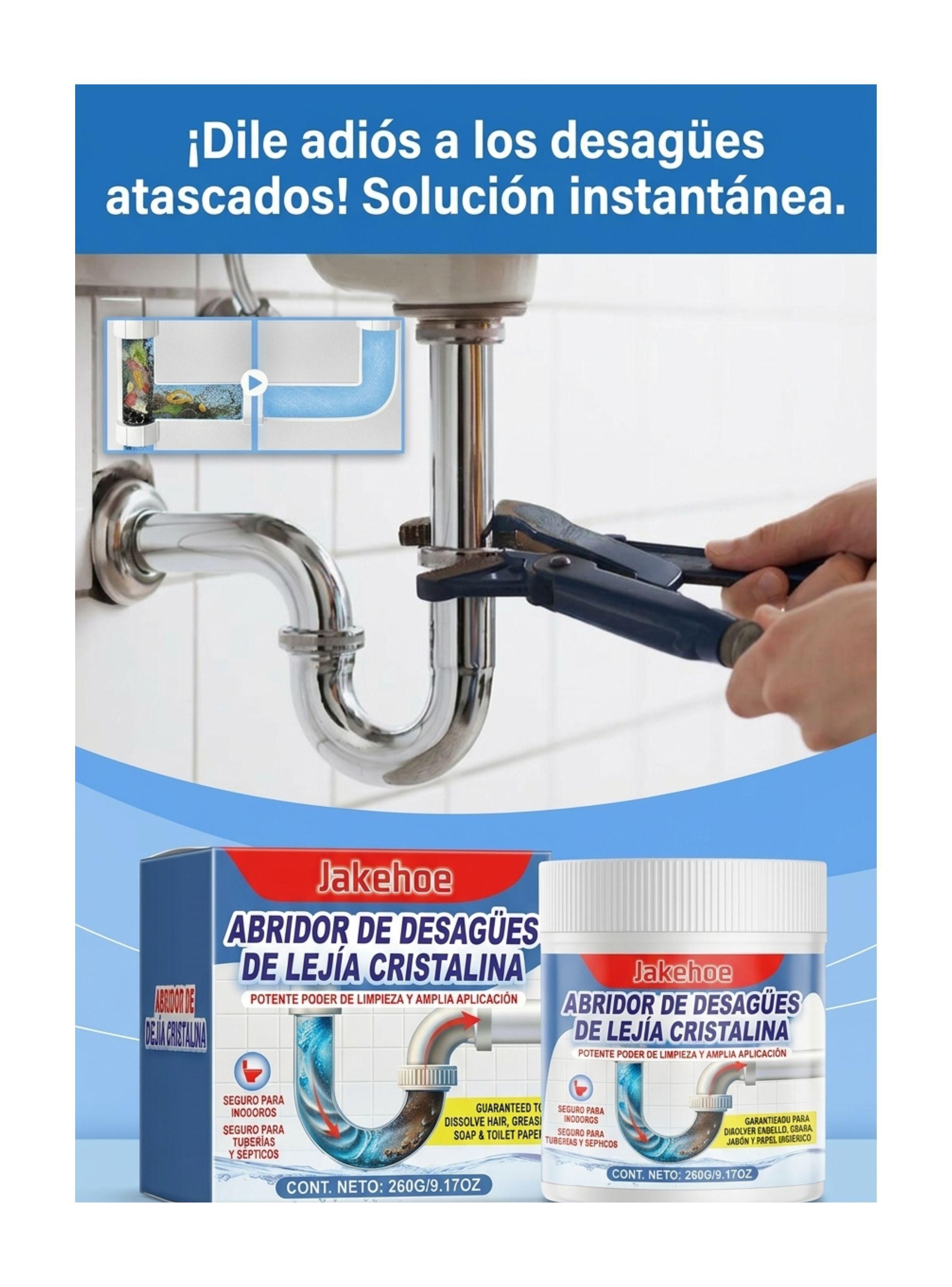 Destapador De Cañerías Limpiador Desagües Y Baño 260g-2