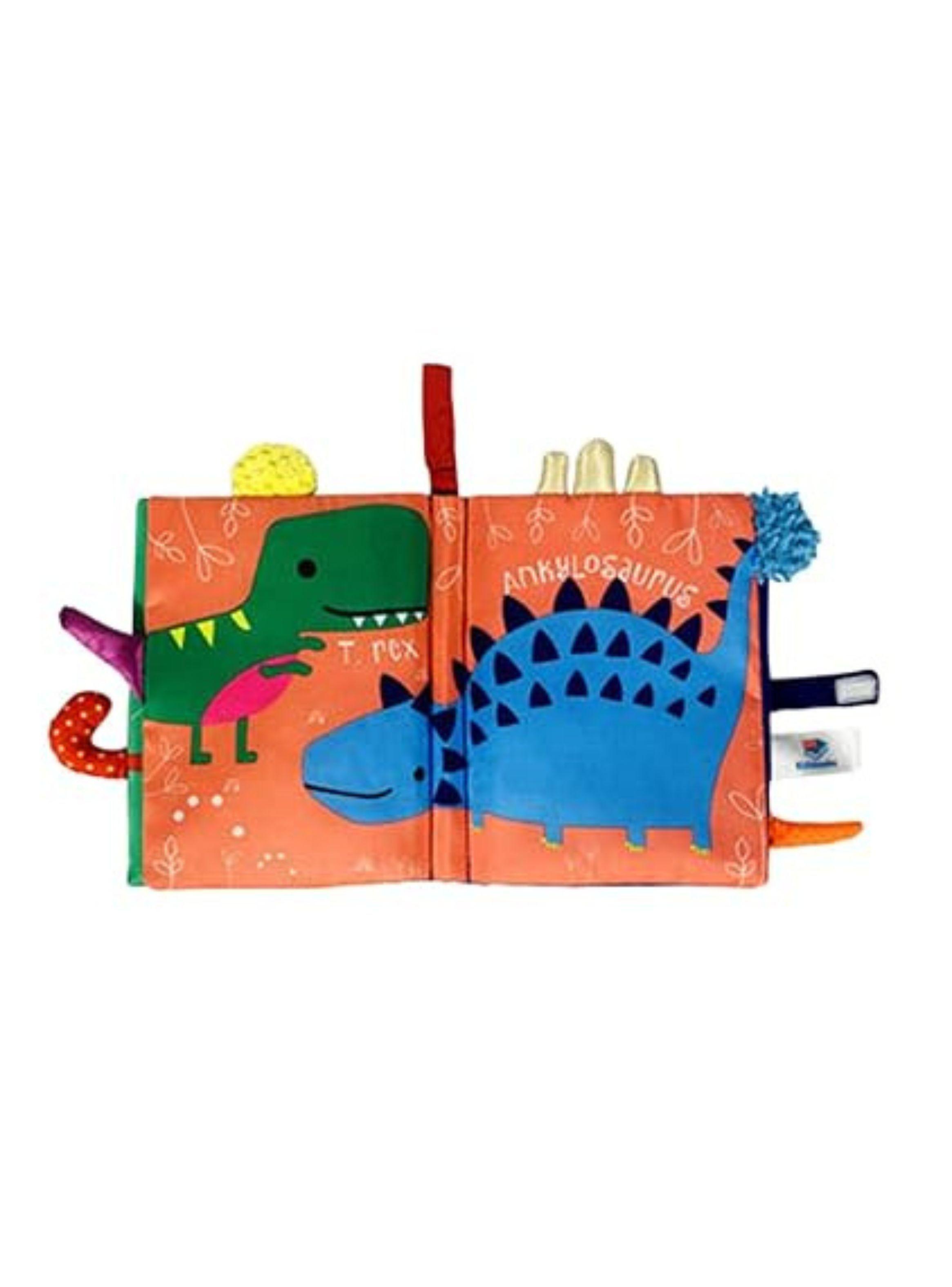 Libro Sensorial de Tela para Bebés Estimulación Temprana Dinosaurios-1