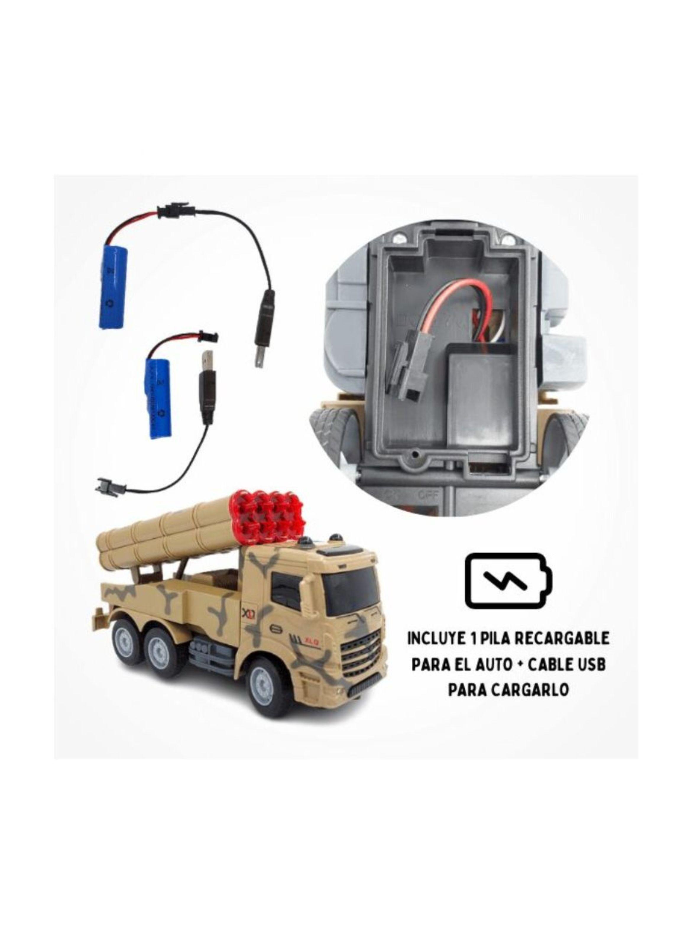 Camión Artillero Lanzamisiles Juguete Para Niños-2