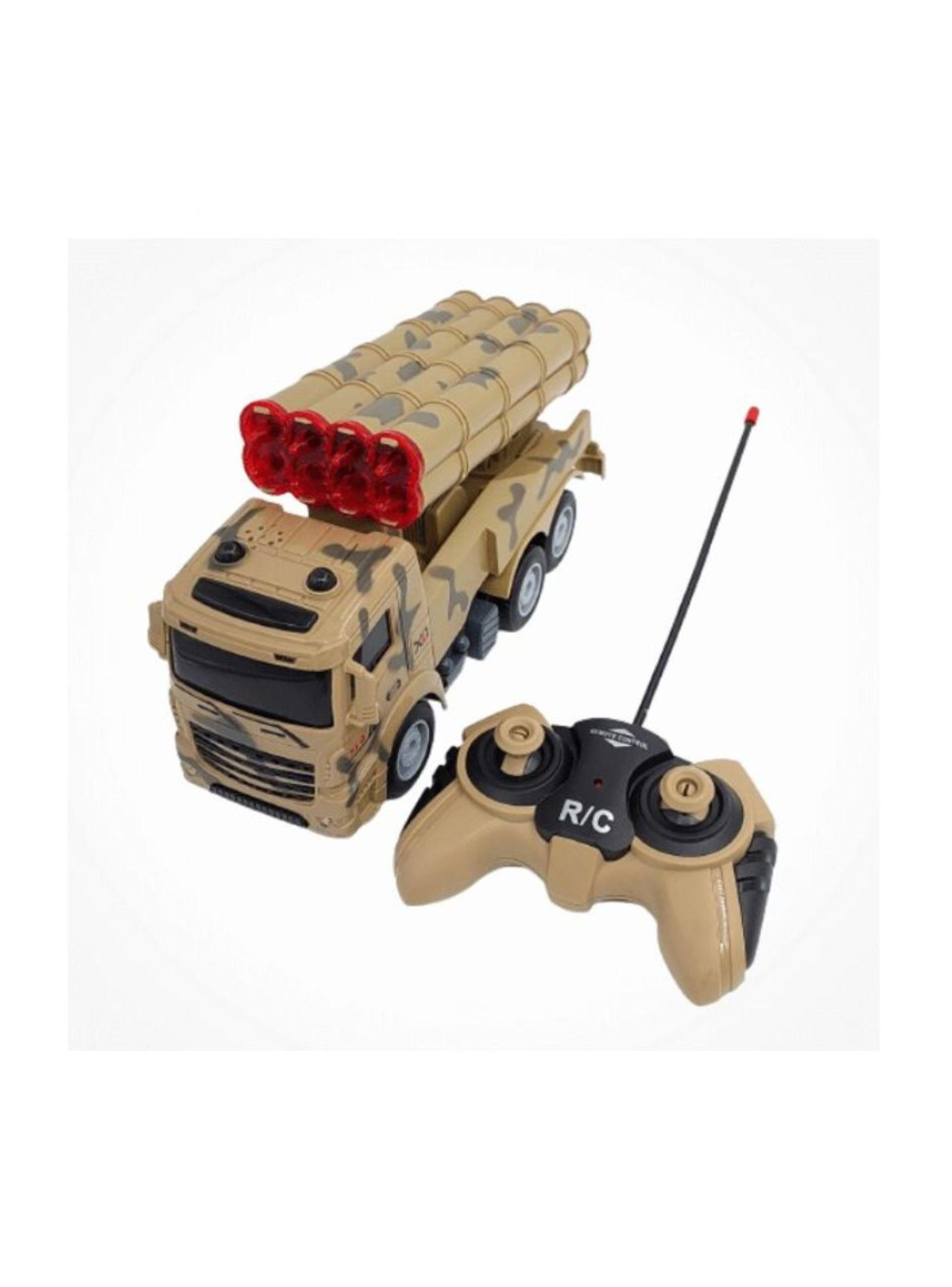 Camión Artillero Lanzamisiles Juguete Para Niños-4