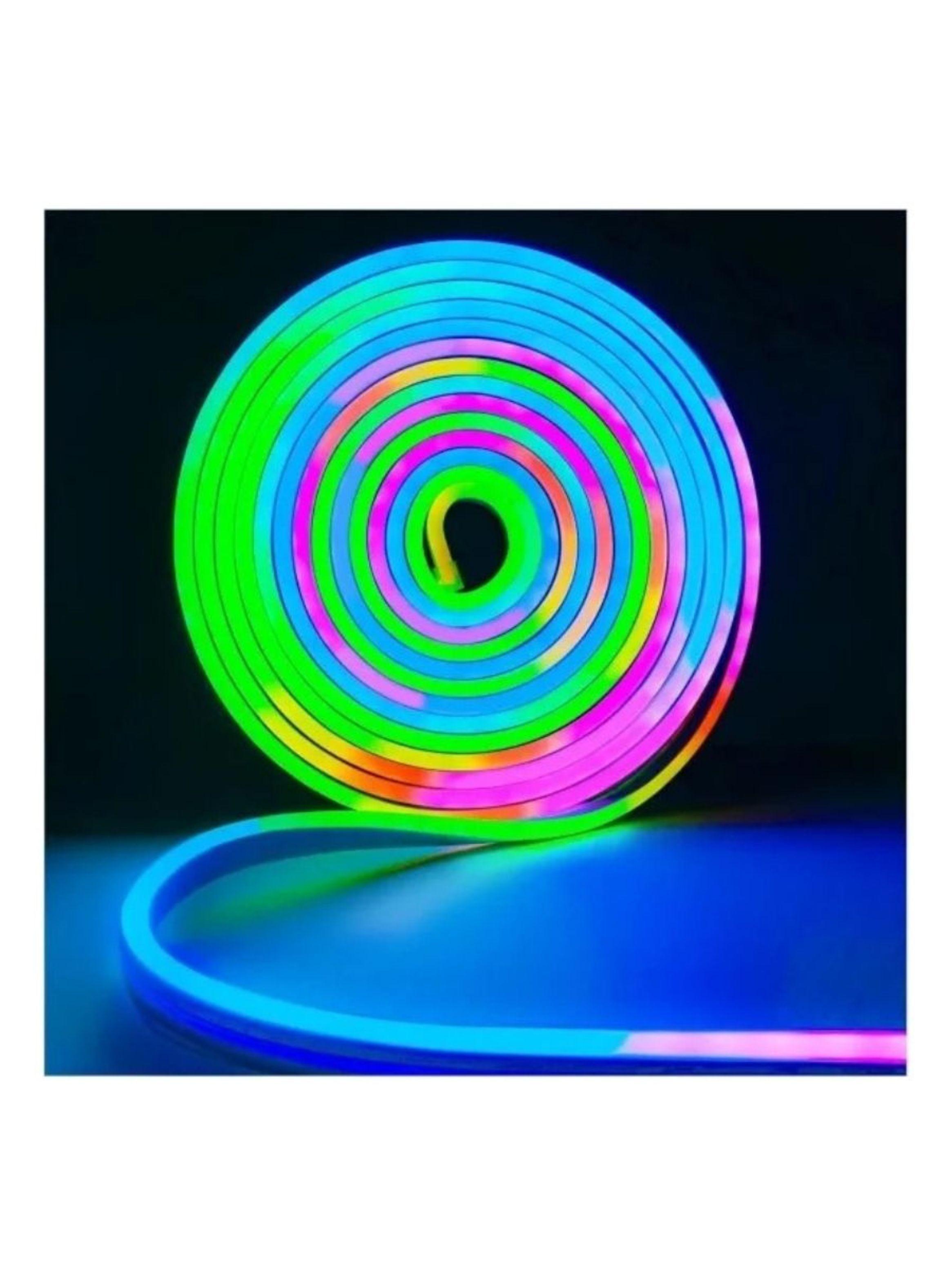Tira Led Neon Rgb 5m Usb Musical Control Remoto Y App Ip67 Rgb-3