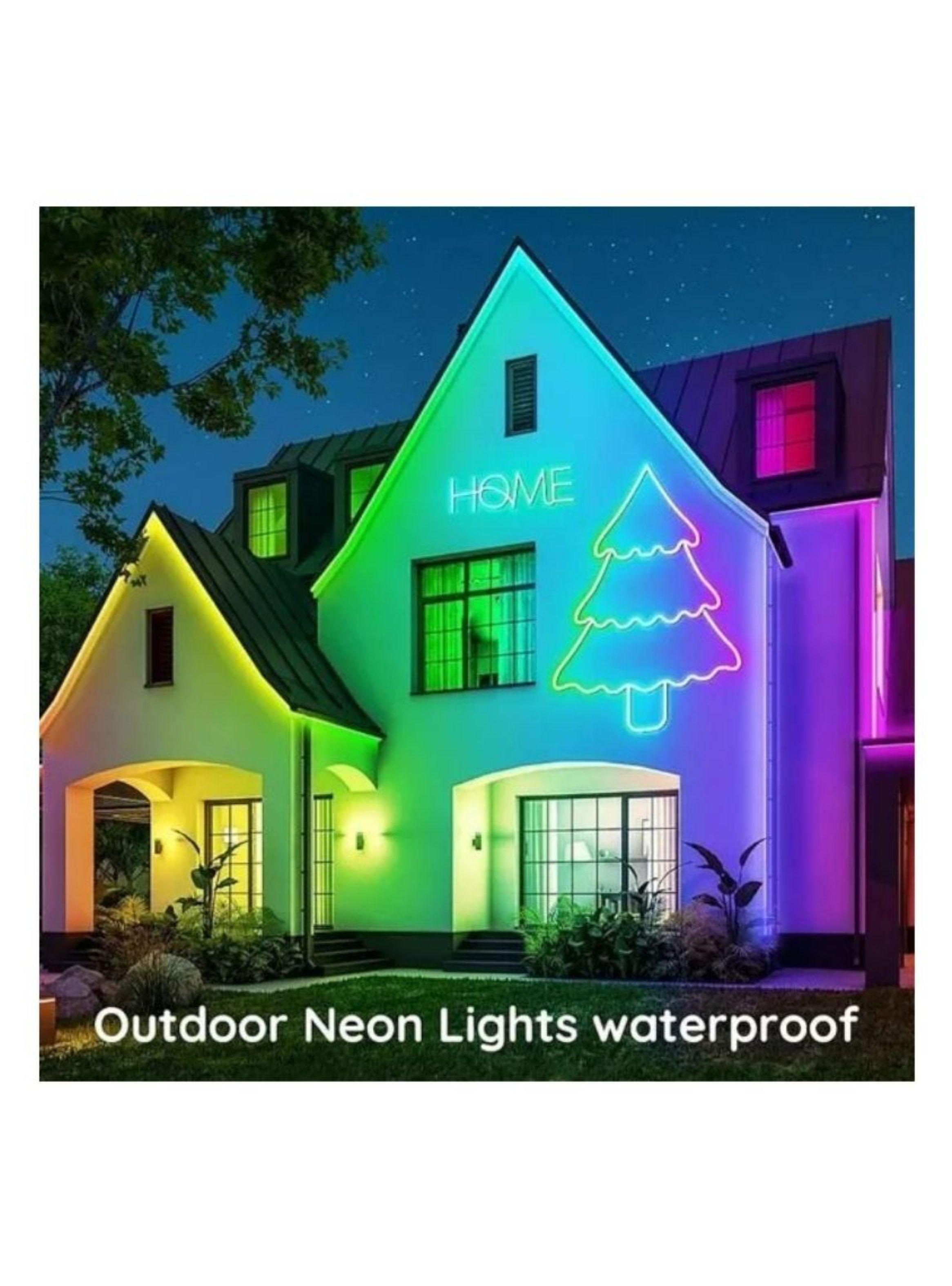 Tira Led Neon Rgb 5m Usb Musical Control Remoto Y App Ip67 Rgb-4