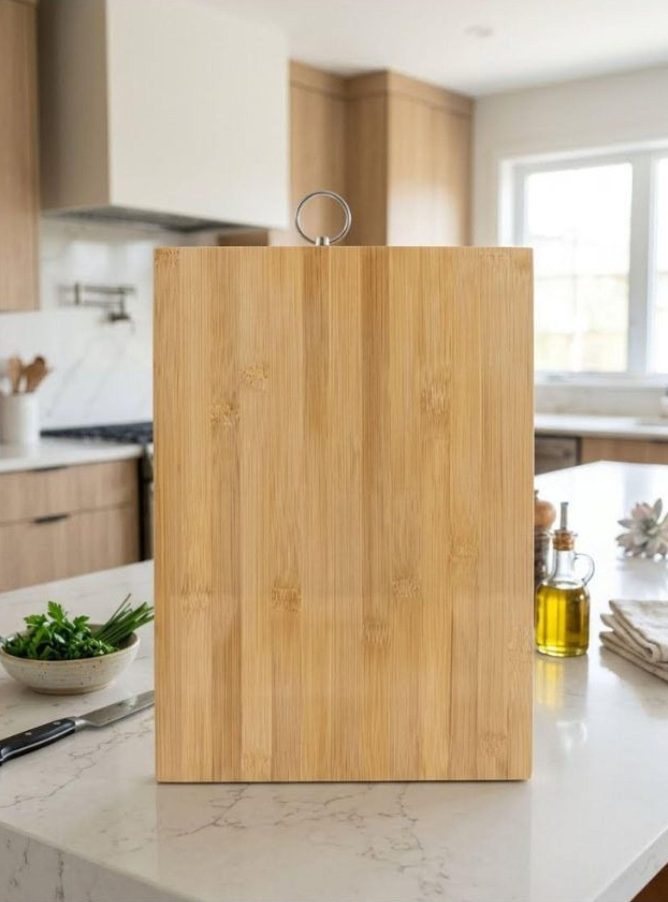Tabla Cocina Bambú Ecológica 36x26cm Picoteo-2