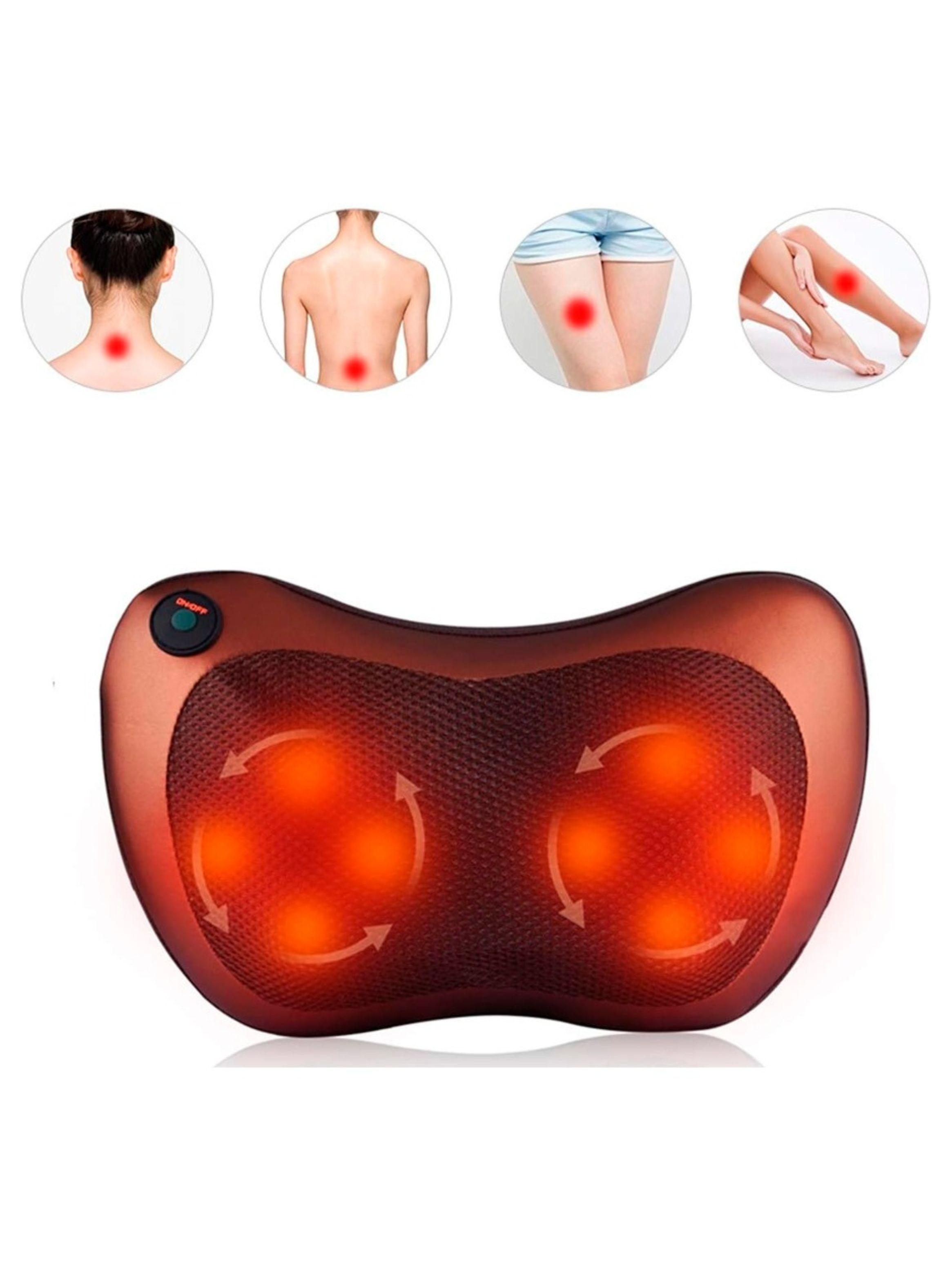 Masajeador Eléctrico Almohada Cojín Lumbar Cuello Piernas-2