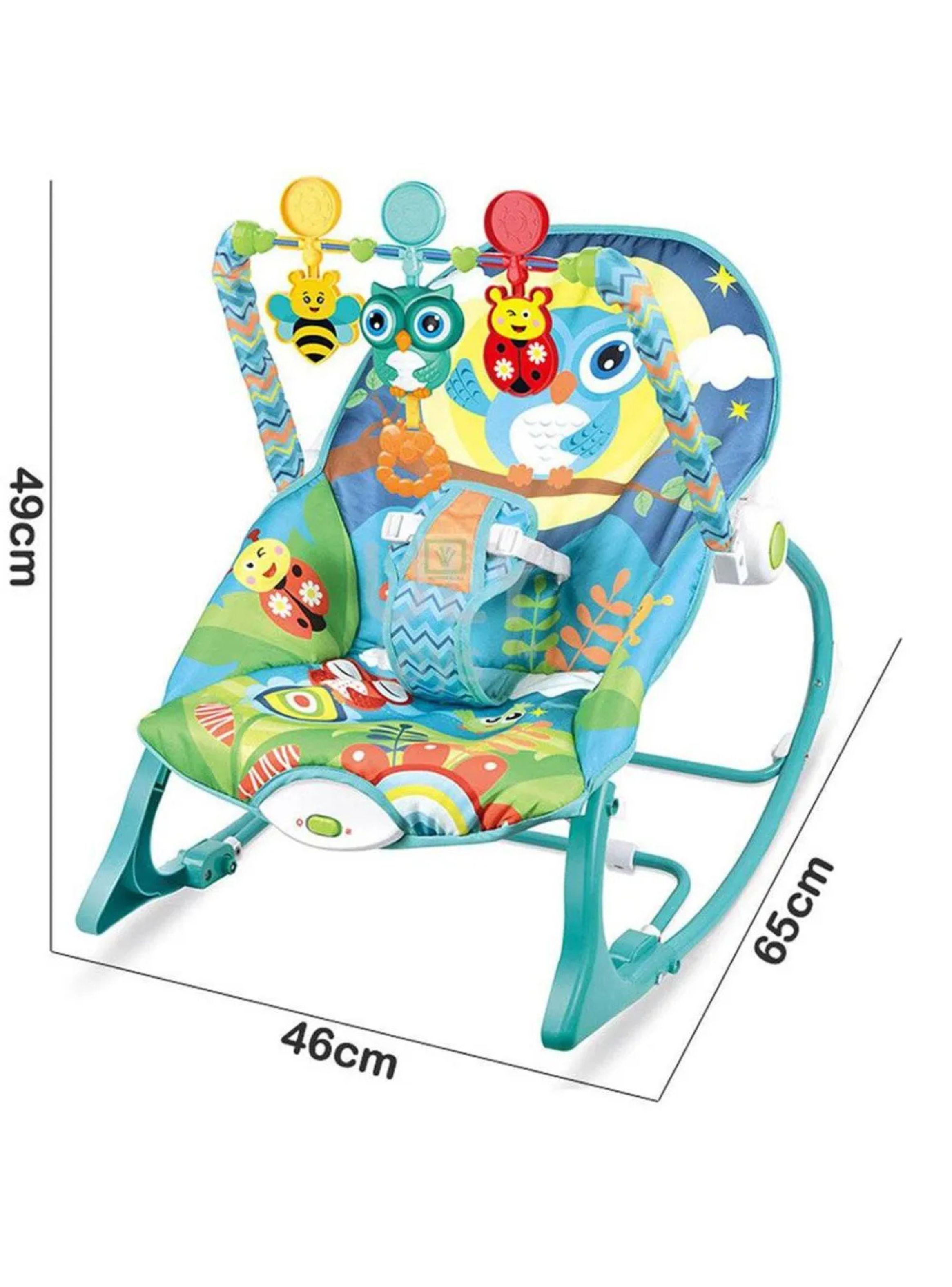 Silla Nido Mecedora Bebe A Niño Con Vibración  Música-3