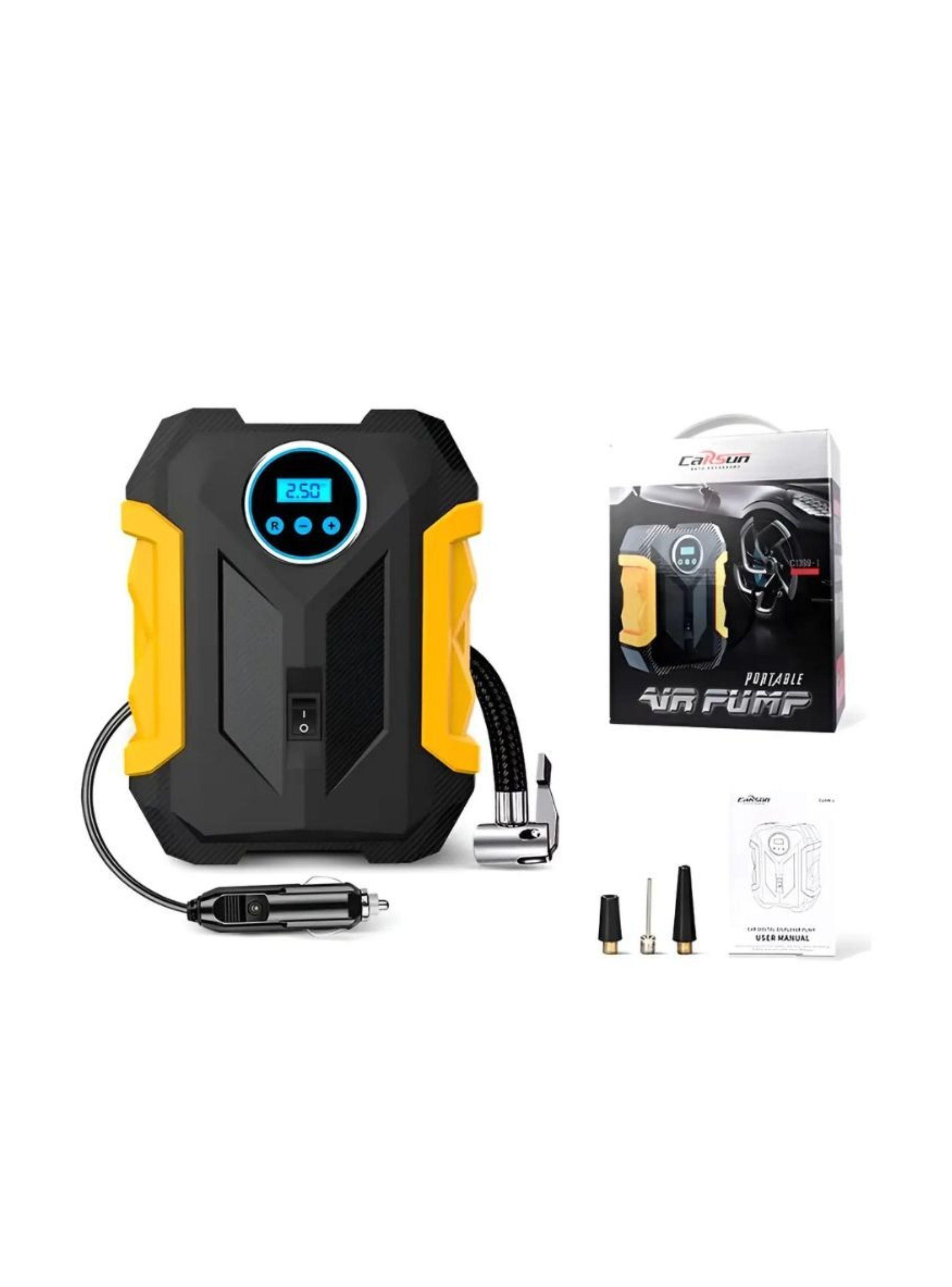 Compresor Aire Portátil Digital 12V Inflador Neumáticos Auto-2