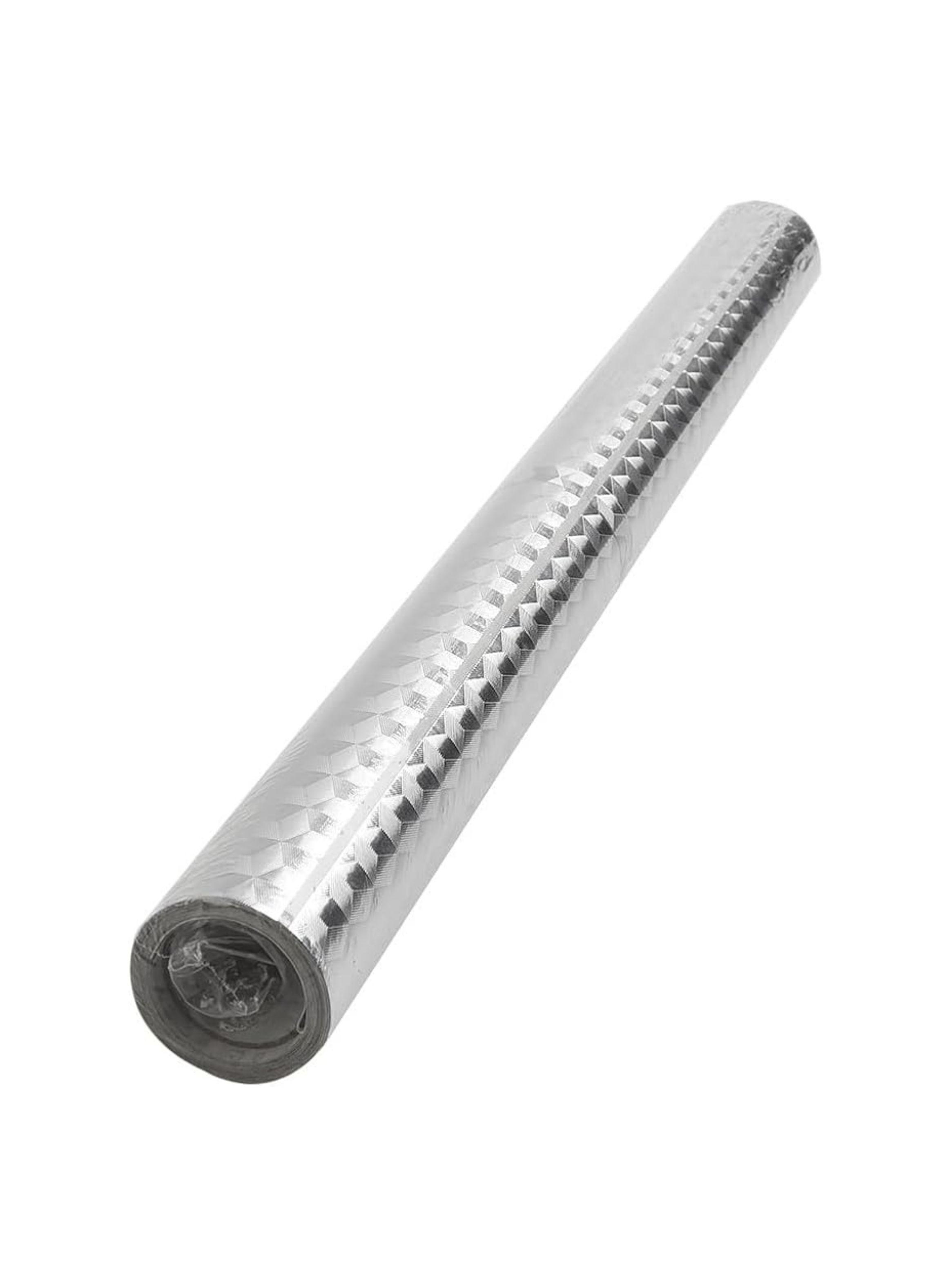 Papel Aluminio Autoadhesivo Antigrasa Para Cocina Impermeable Plateado 0 4x3m-1