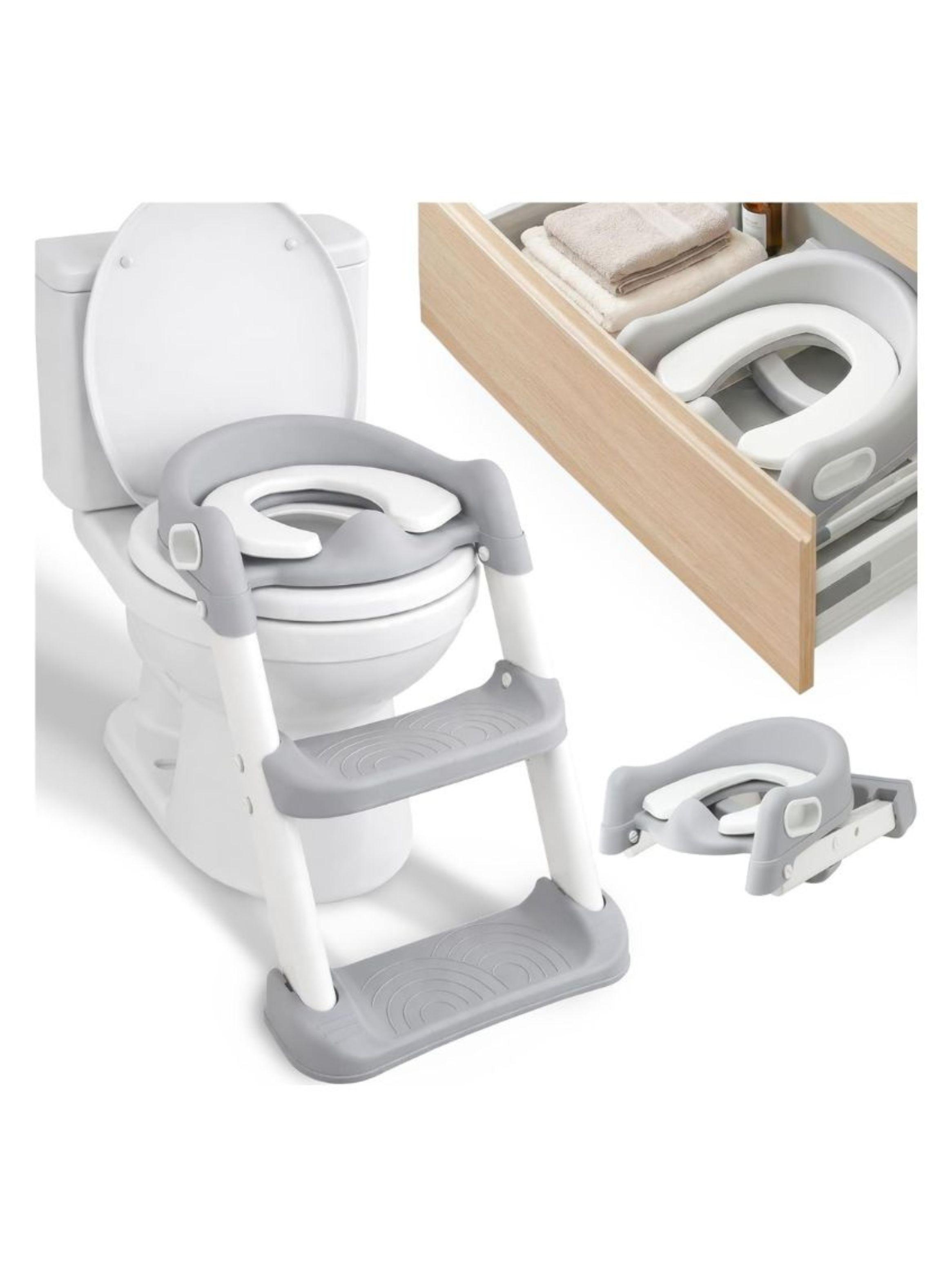 Escalera Baño Infantil Adaptador Inodoro Plegable Niños-2