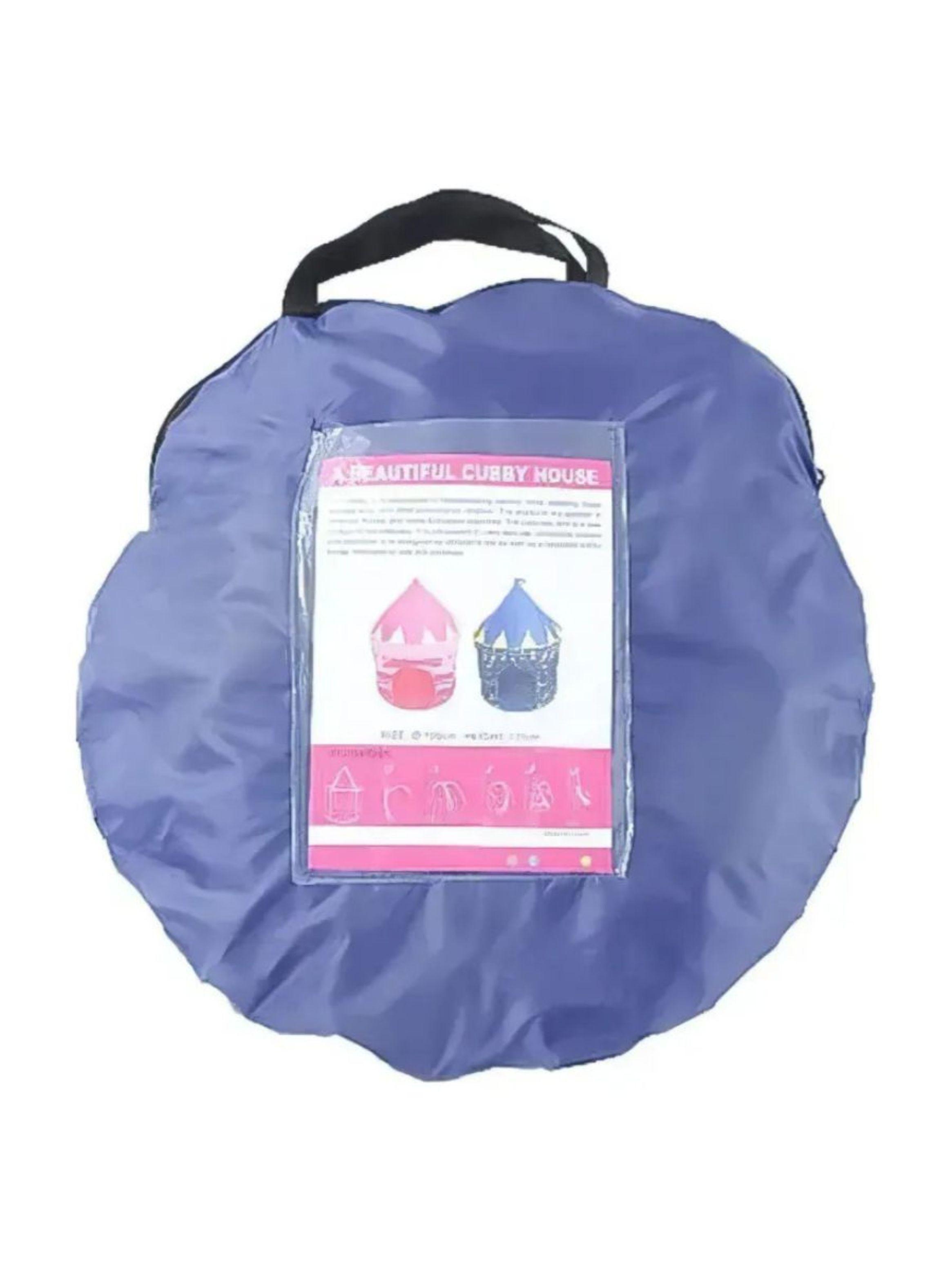 Carpa Castillo Niña Y Niño Infantil Juegos Juguetes Azul 135X105 Cm-2