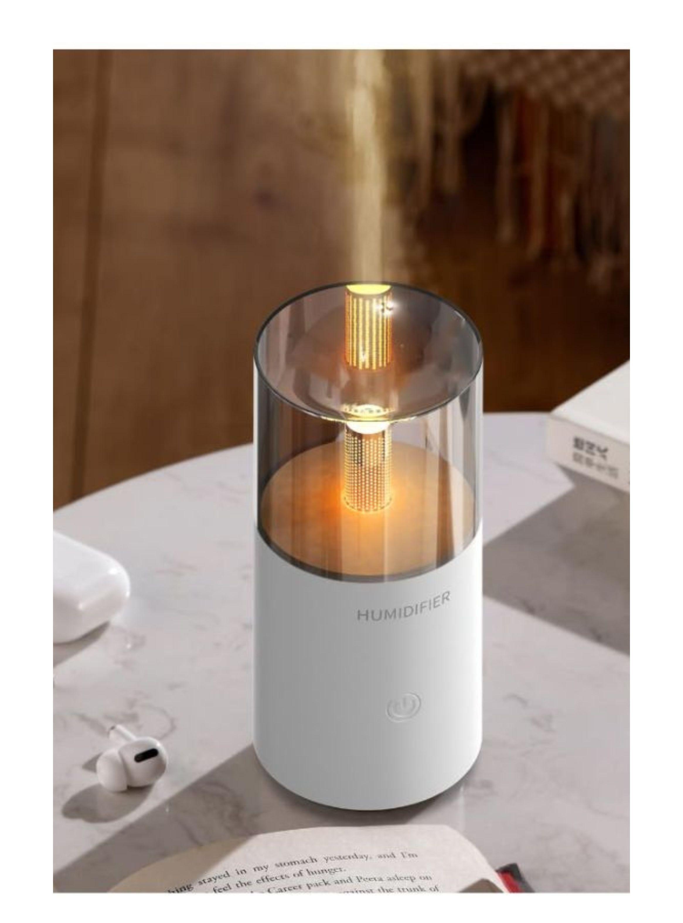  Humidificador Difusor Aromaterapia Tipo Vela Luz Led-3