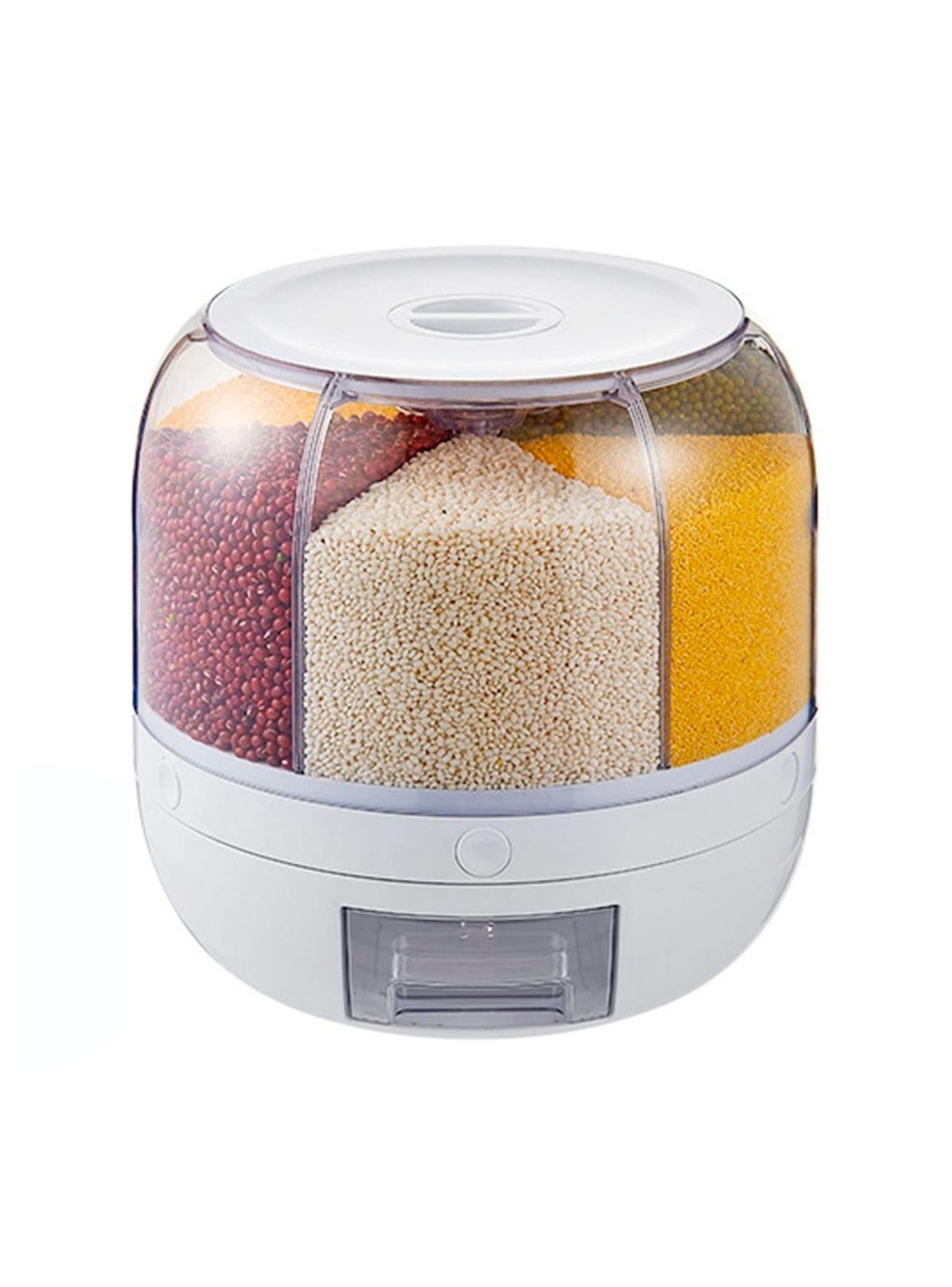 Dispensador Giratorio Para Granos Contenedor de Alimentos-2