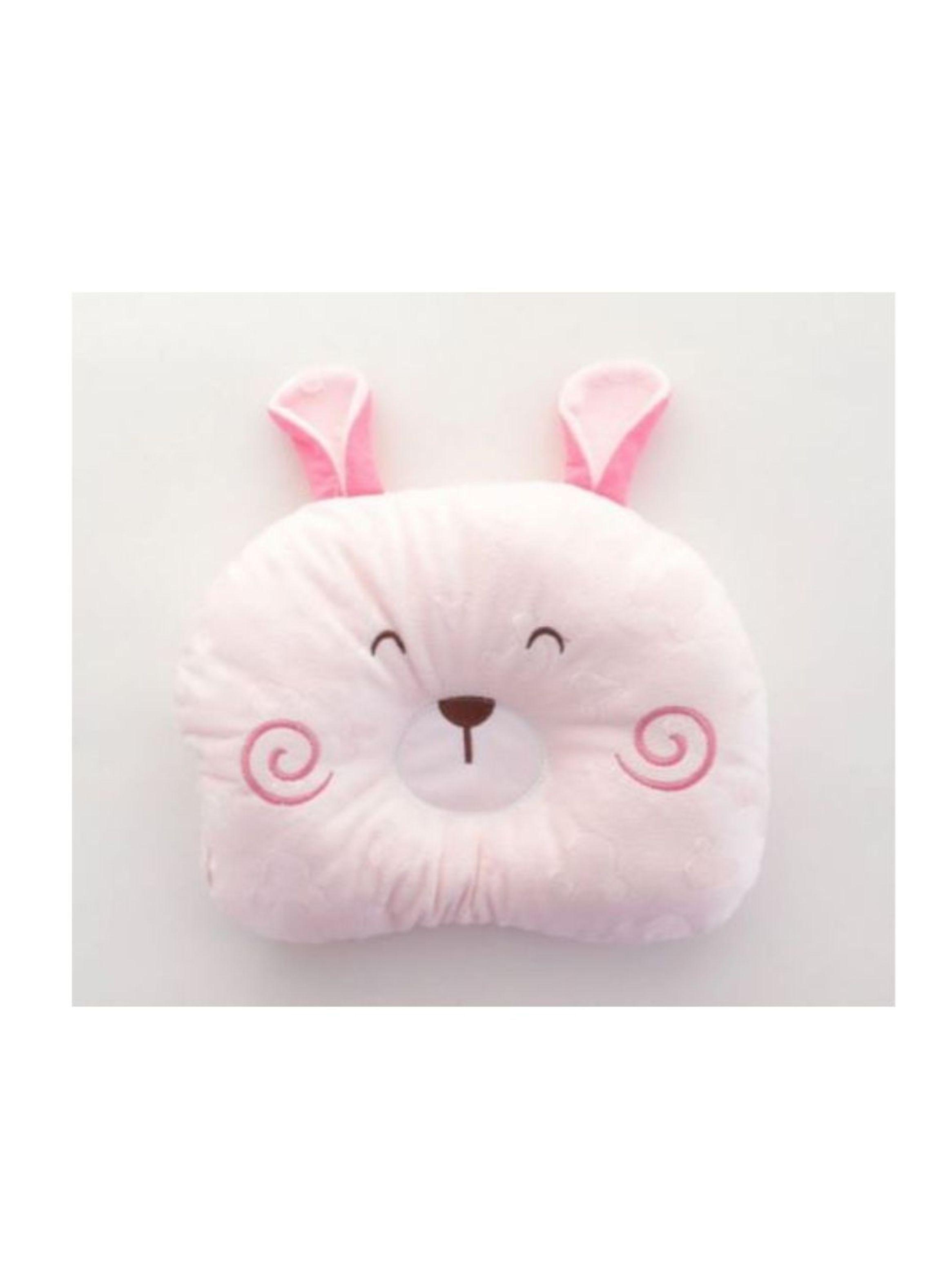 Cojin Almohada Reposa Cabeza Bebe Niños Rosa-2