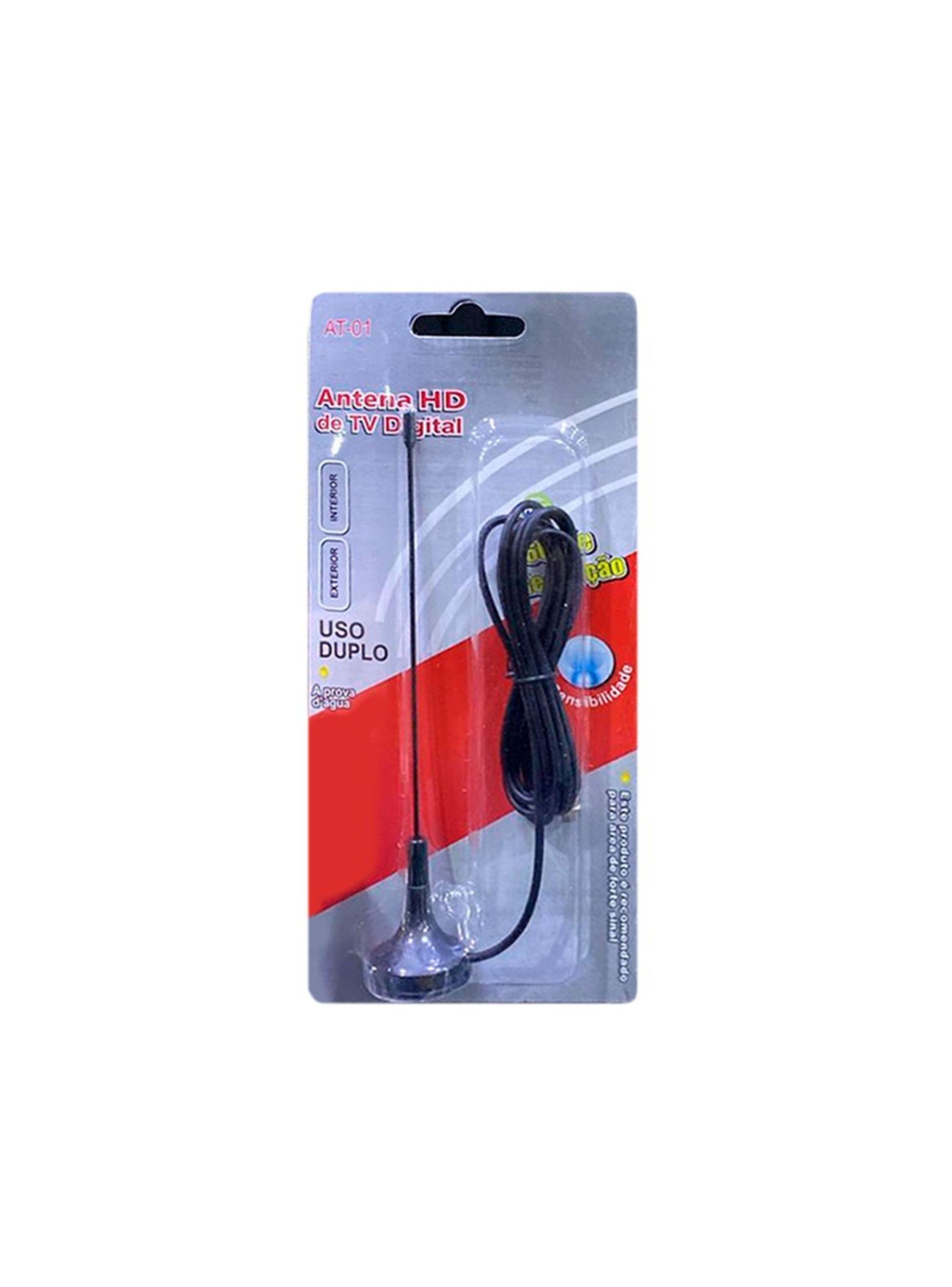 Antena Tv Digital Full Hd Base Magnética Interior Y Exterior-1