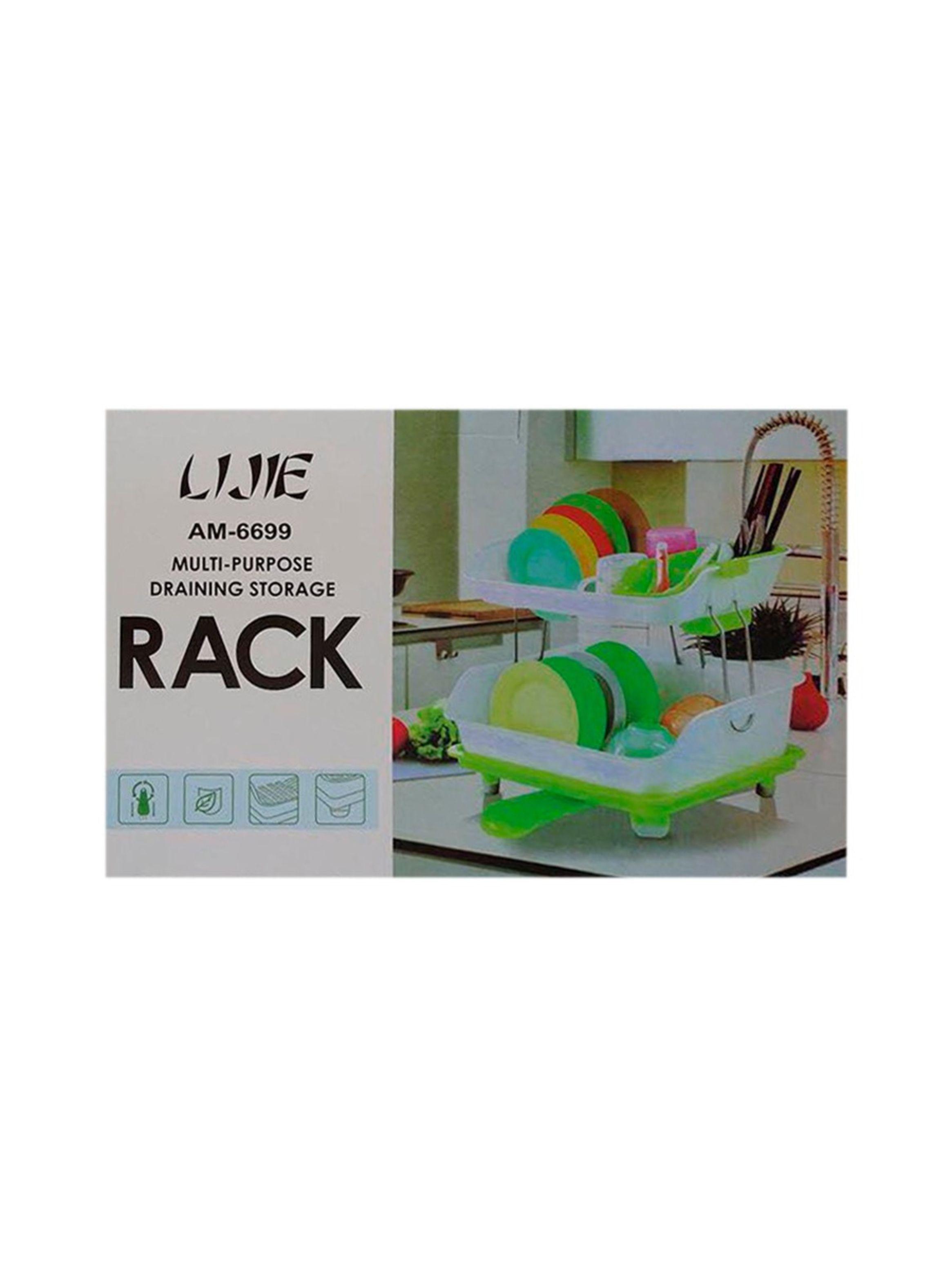 Escurridor Secador De Platos Multifuncional De 2 Niveles-3