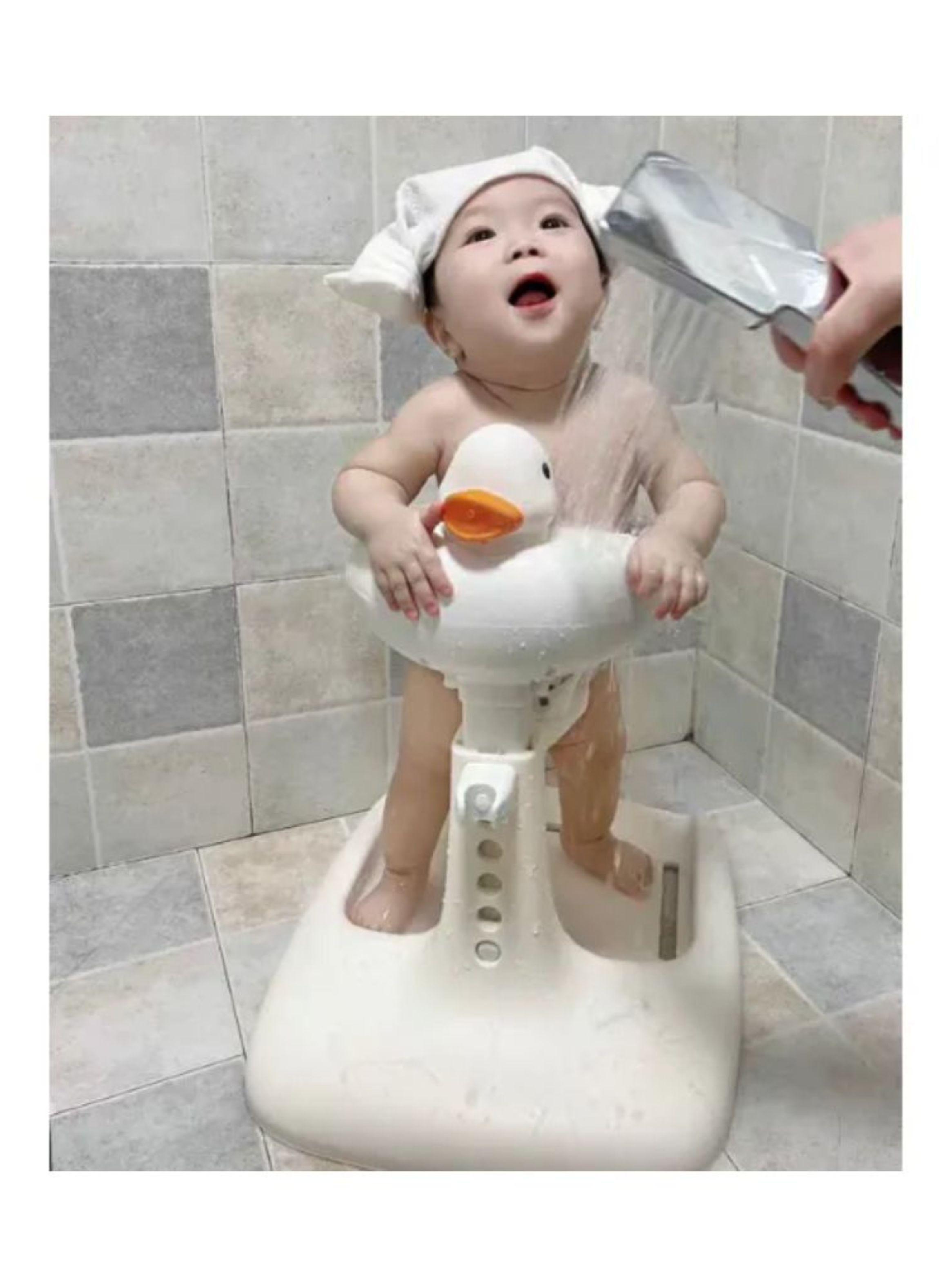 Soporte De Ducha Ajustable Para Bebe Antideslizante-4