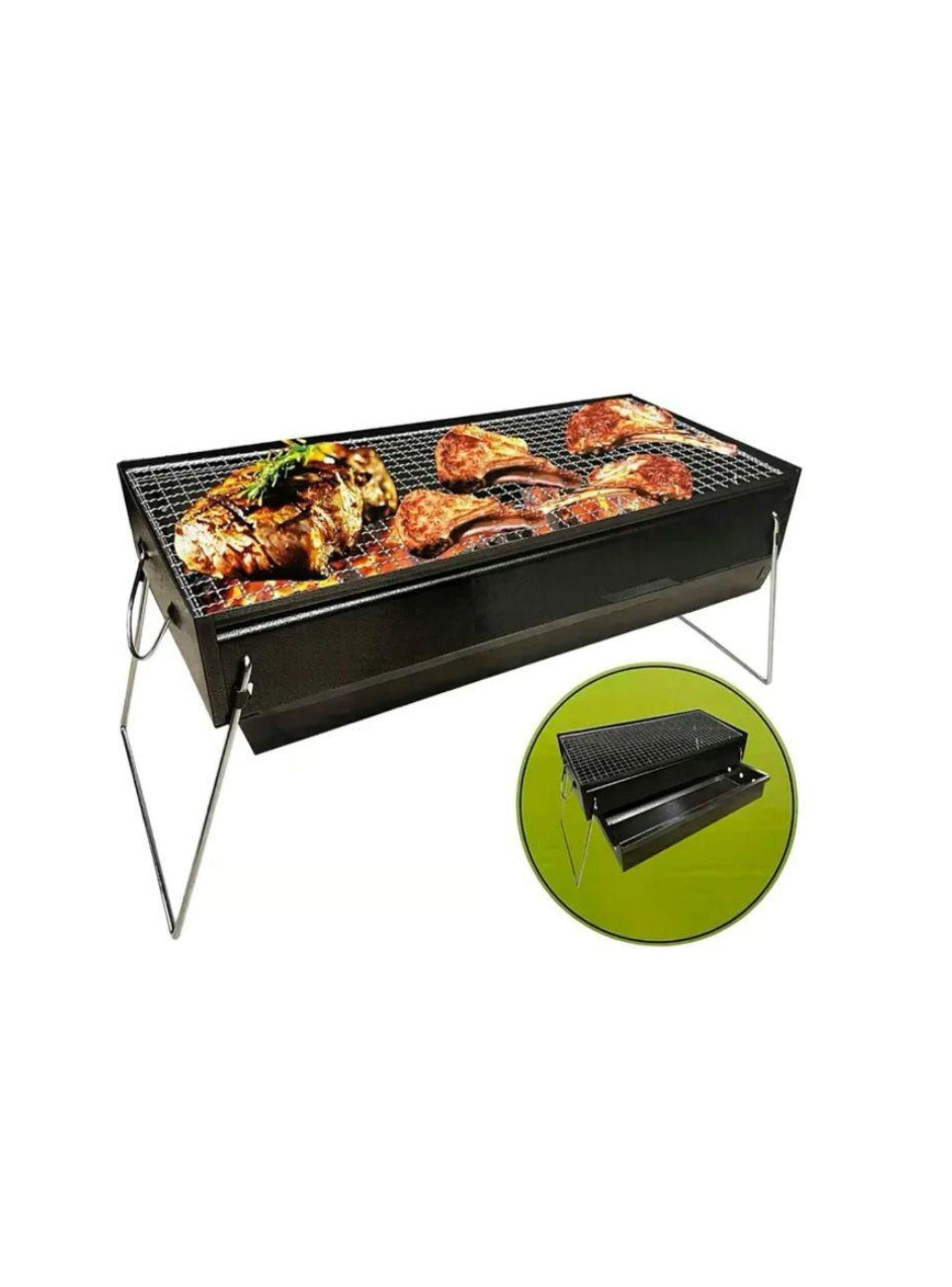 Parrillera Plegable De Carbón Portátil-2