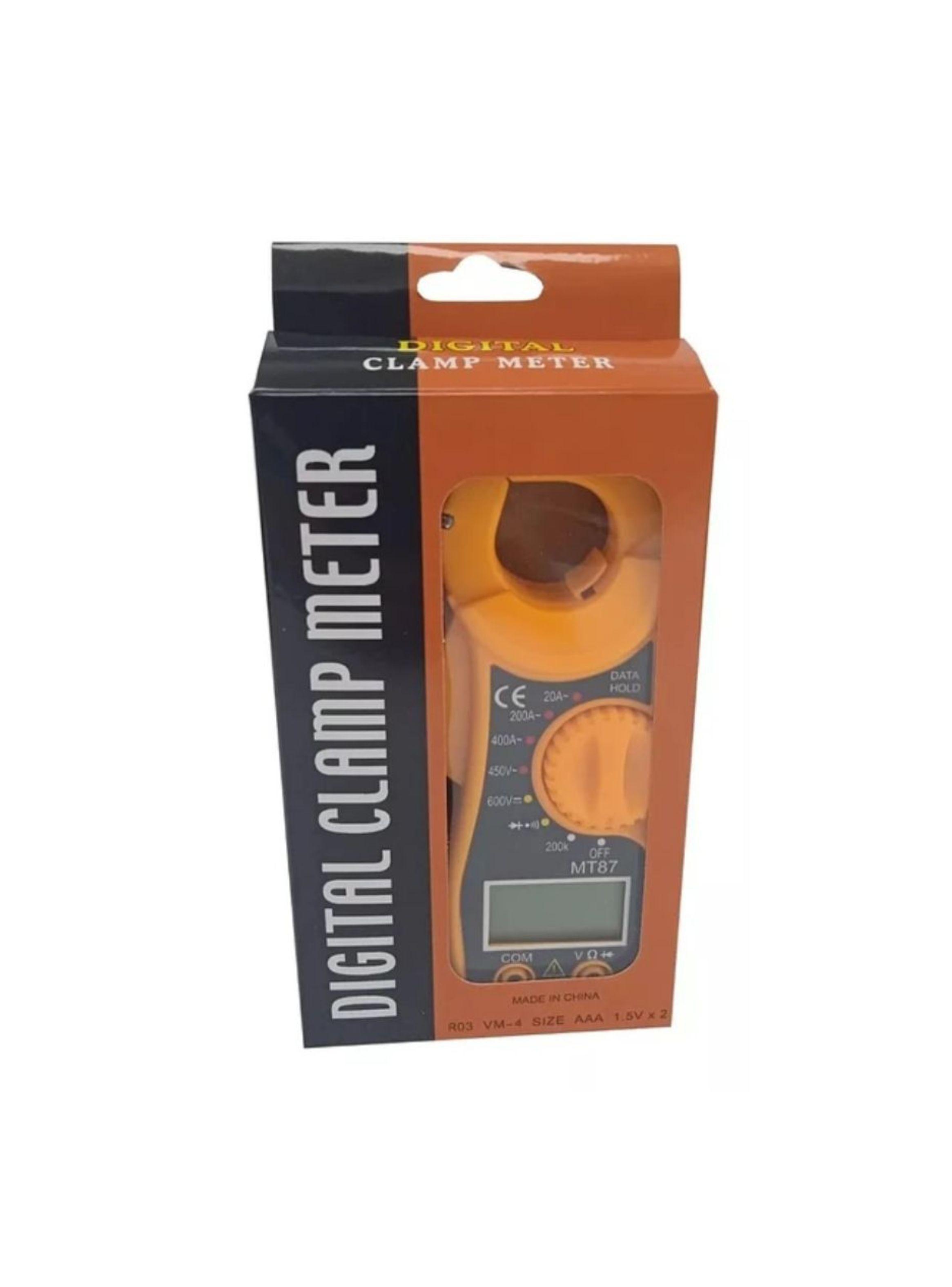 Pinza Amperímetro Multímetro Tester Mt87 Rango Automático-2