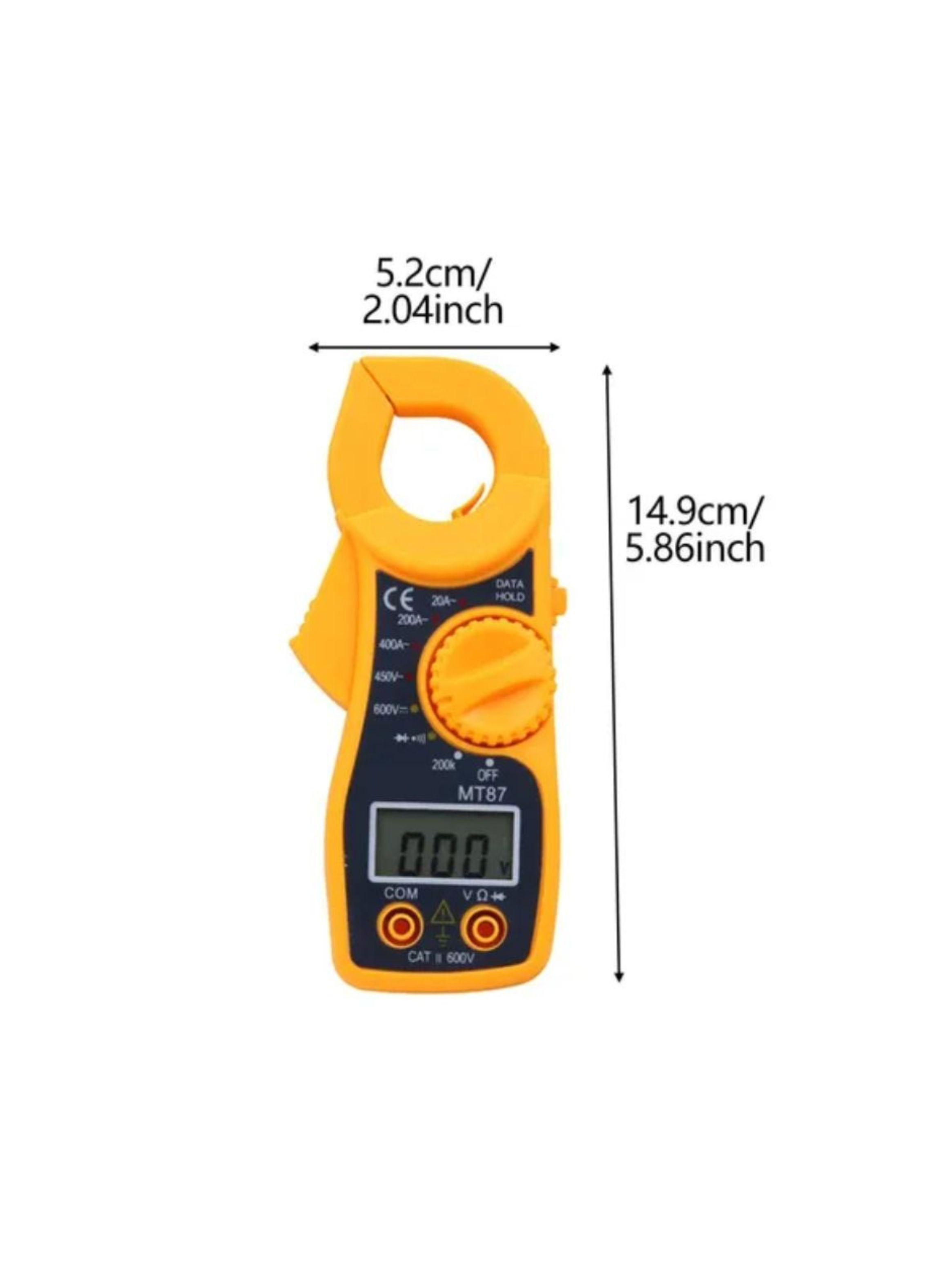 Pinza Amperímetro Multímetro Tester Mt87 Rango Automático-3