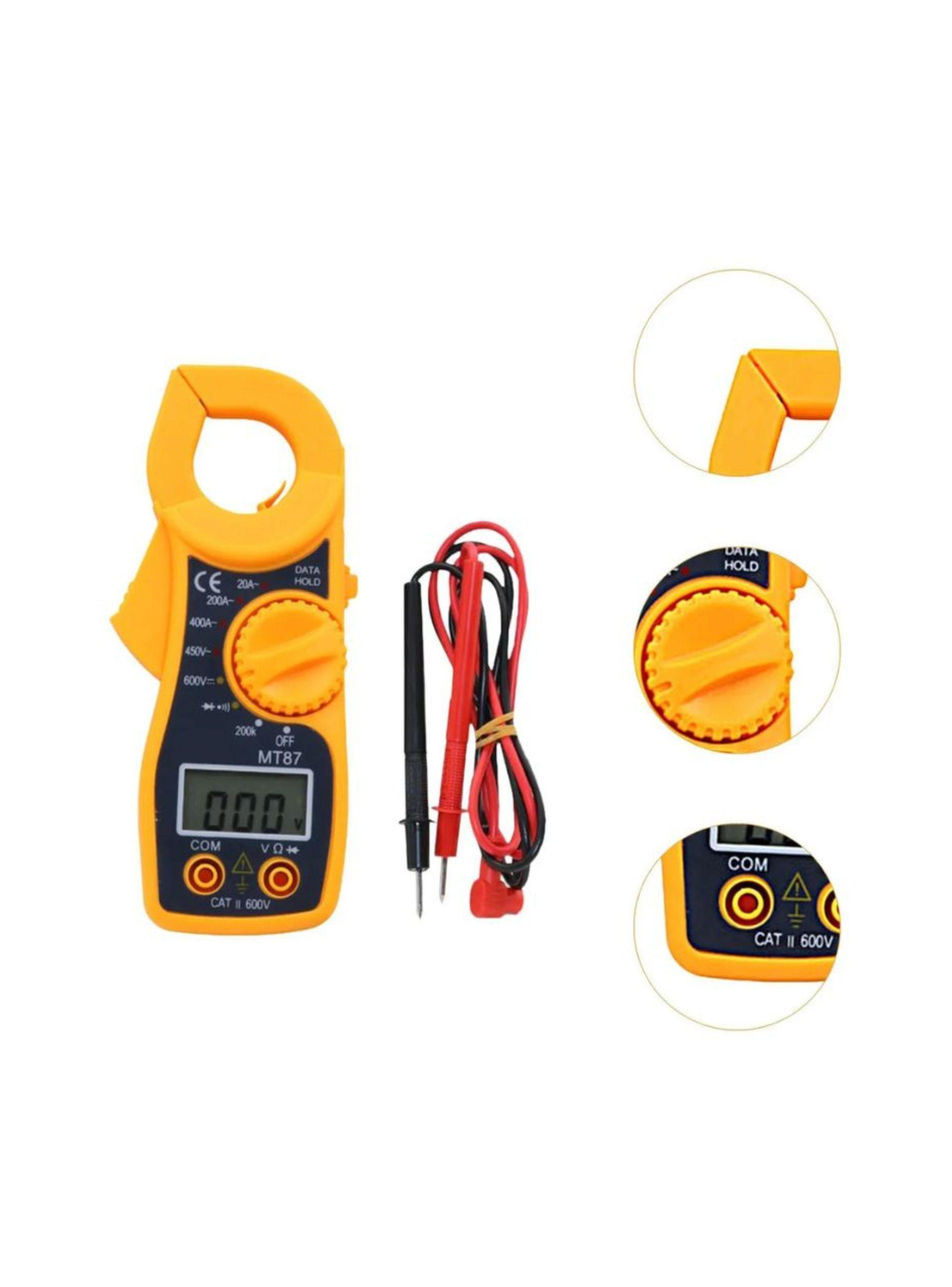 Pinza Amperímetro Multímetro Tester Mt87 Rango Automático-4