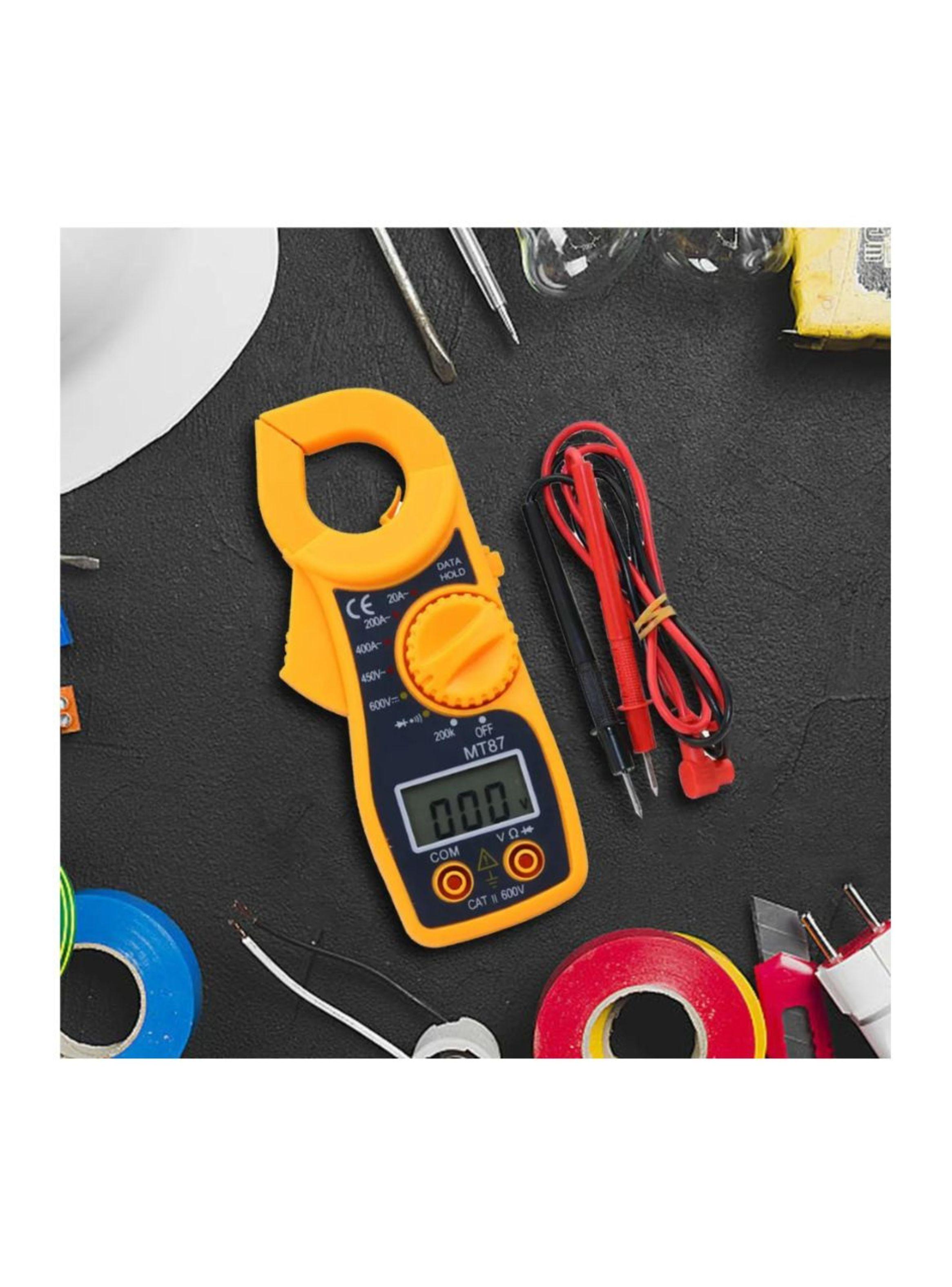 Pinza Amperímetro Multímetro Tester Mt87 Rango Automático-5