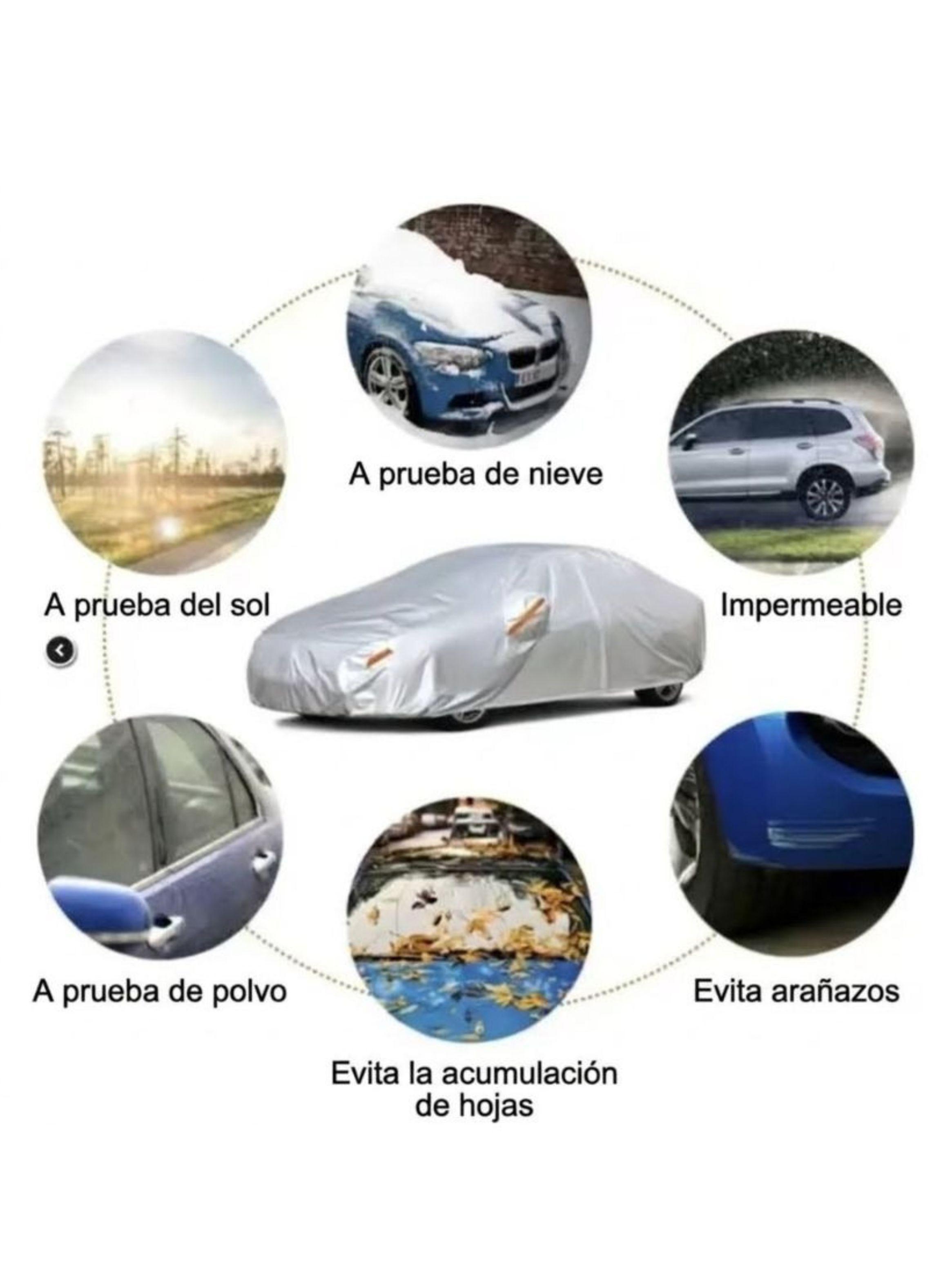 Funda Cobertor Auto Impermeable Con Filtro Talla XL-2