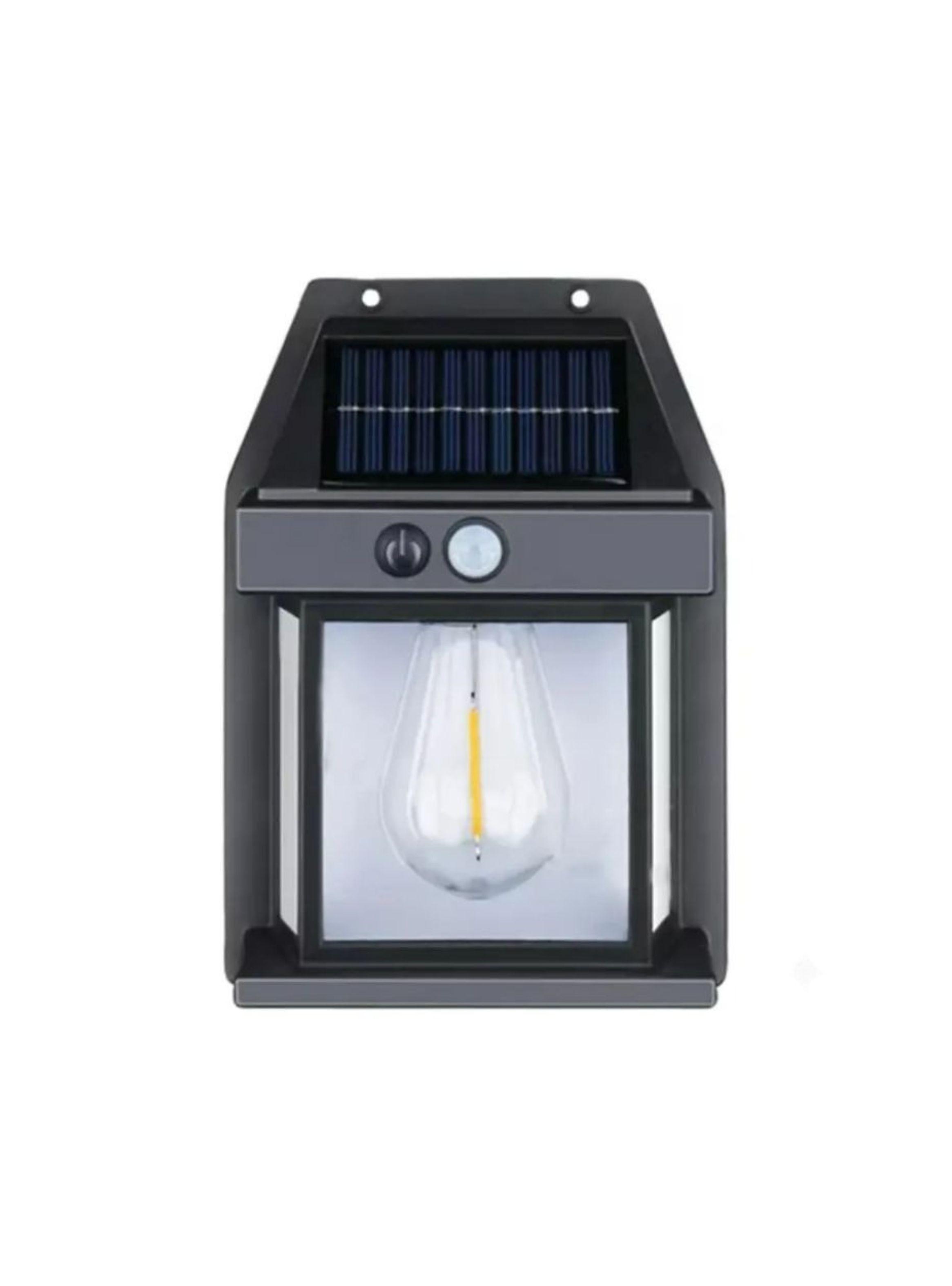 Foco Solar Exterior Impermeable Con Sensor Movimiento Led-0