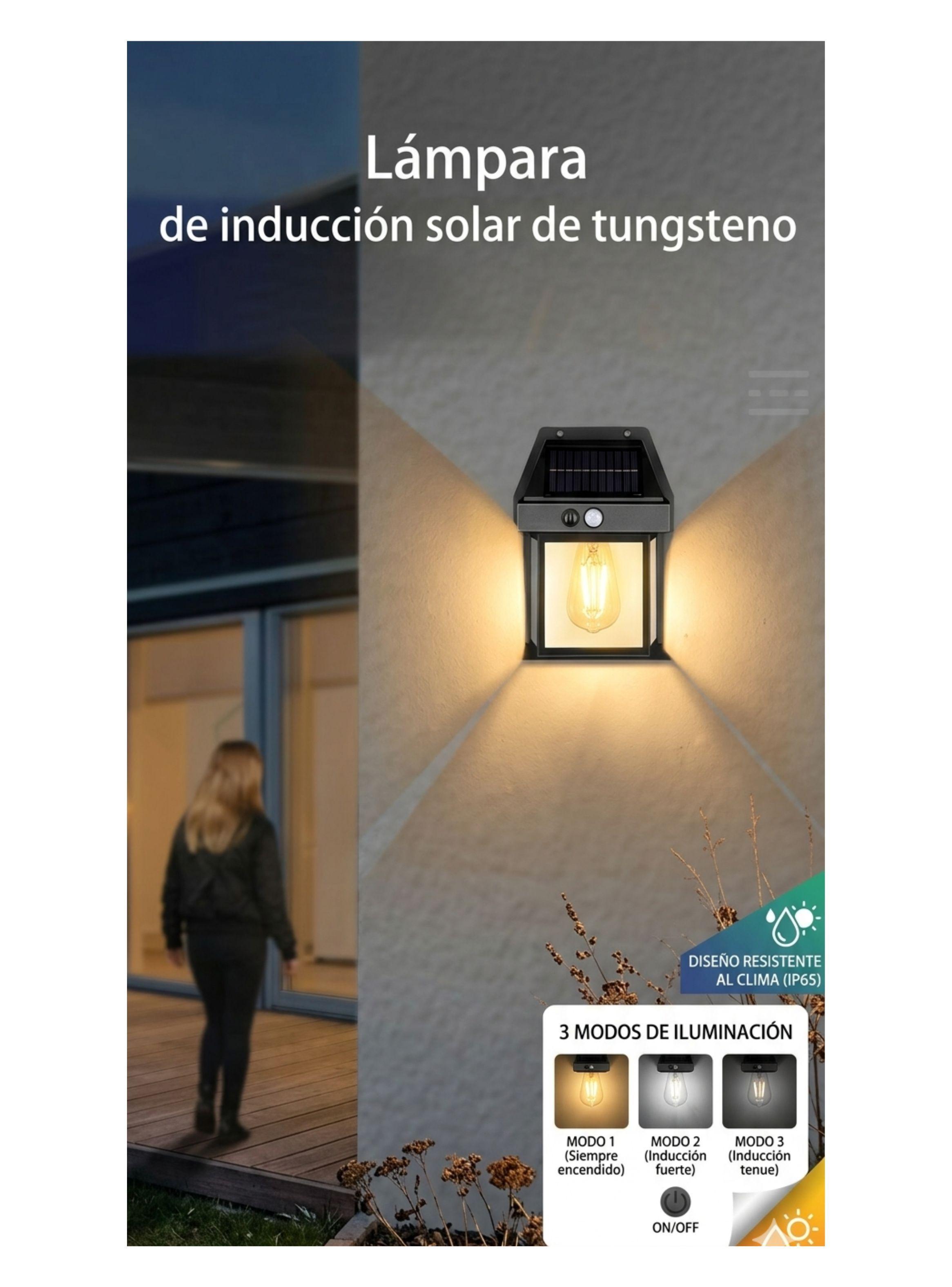 Foco Solar Exterior Impermeable Con Sensor Movimiento Led-2