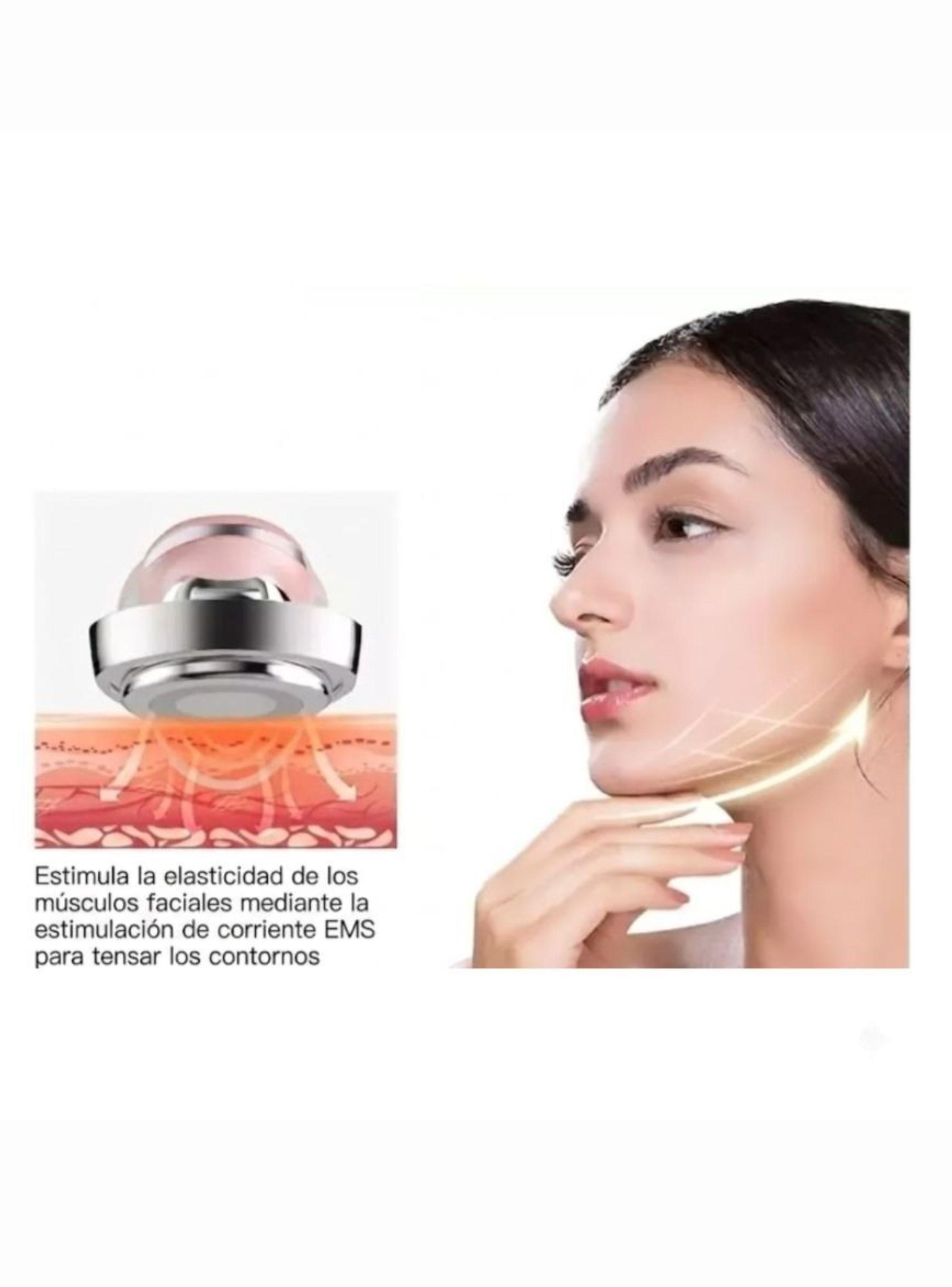 Masajeador Facial Fototerapia Ems Ultrasonico Antiarrugas-3