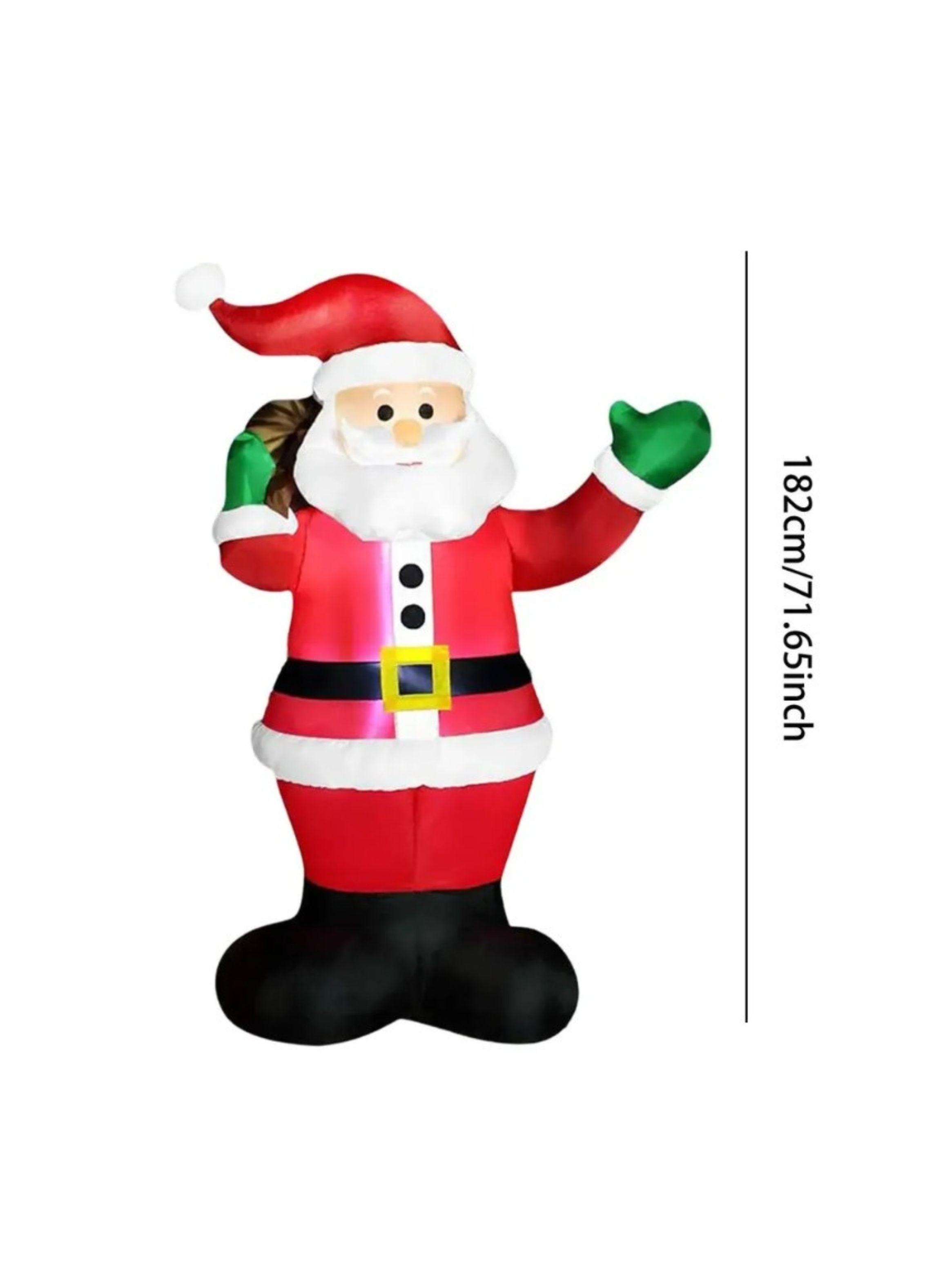 Papa Noel Inflable Gigante 1.82m Decoracion Navidad Exterior-1