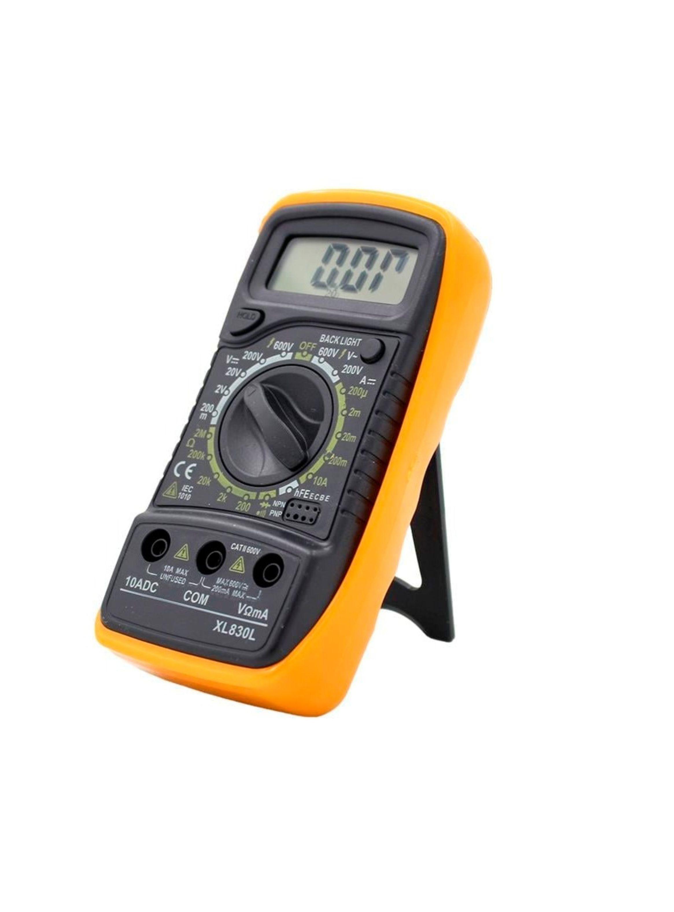 Multímetro Digital Portátil Alta Precisión 600V 9V XL830L-3