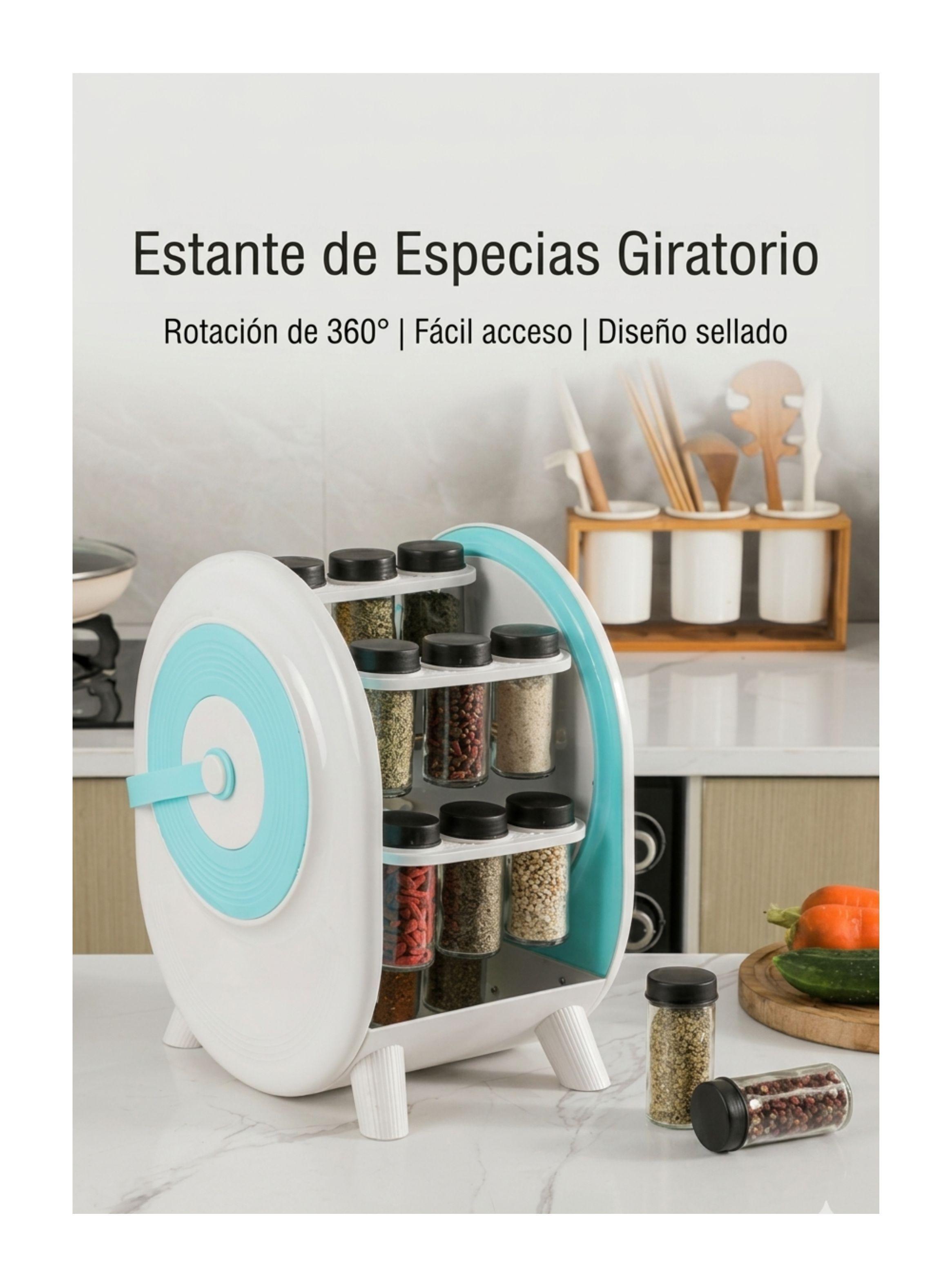 Especiero Giratorio De Cocina Organizador Multifuncional-3