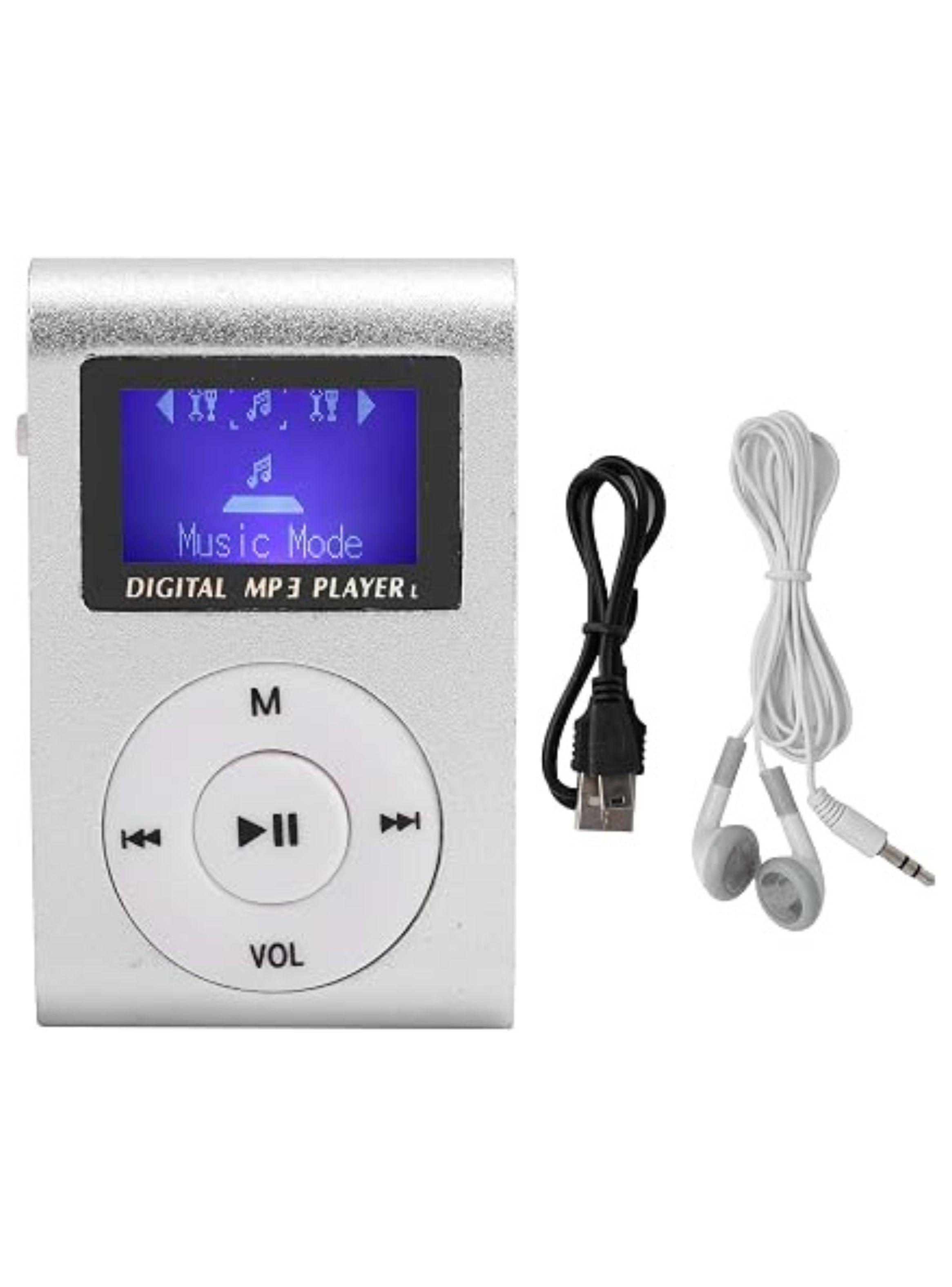 Reproductor MP3 Digital Clip Metálico con Pantalla LCD-3