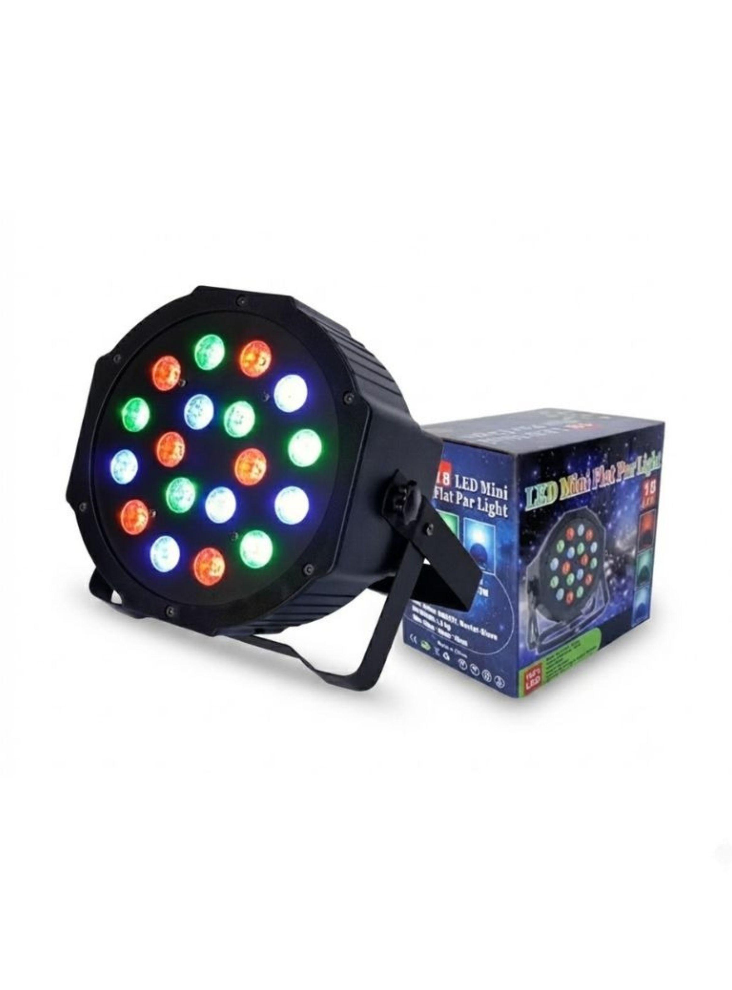 Foco Led Mini Flat Par Light Iluminación Fiesta-2