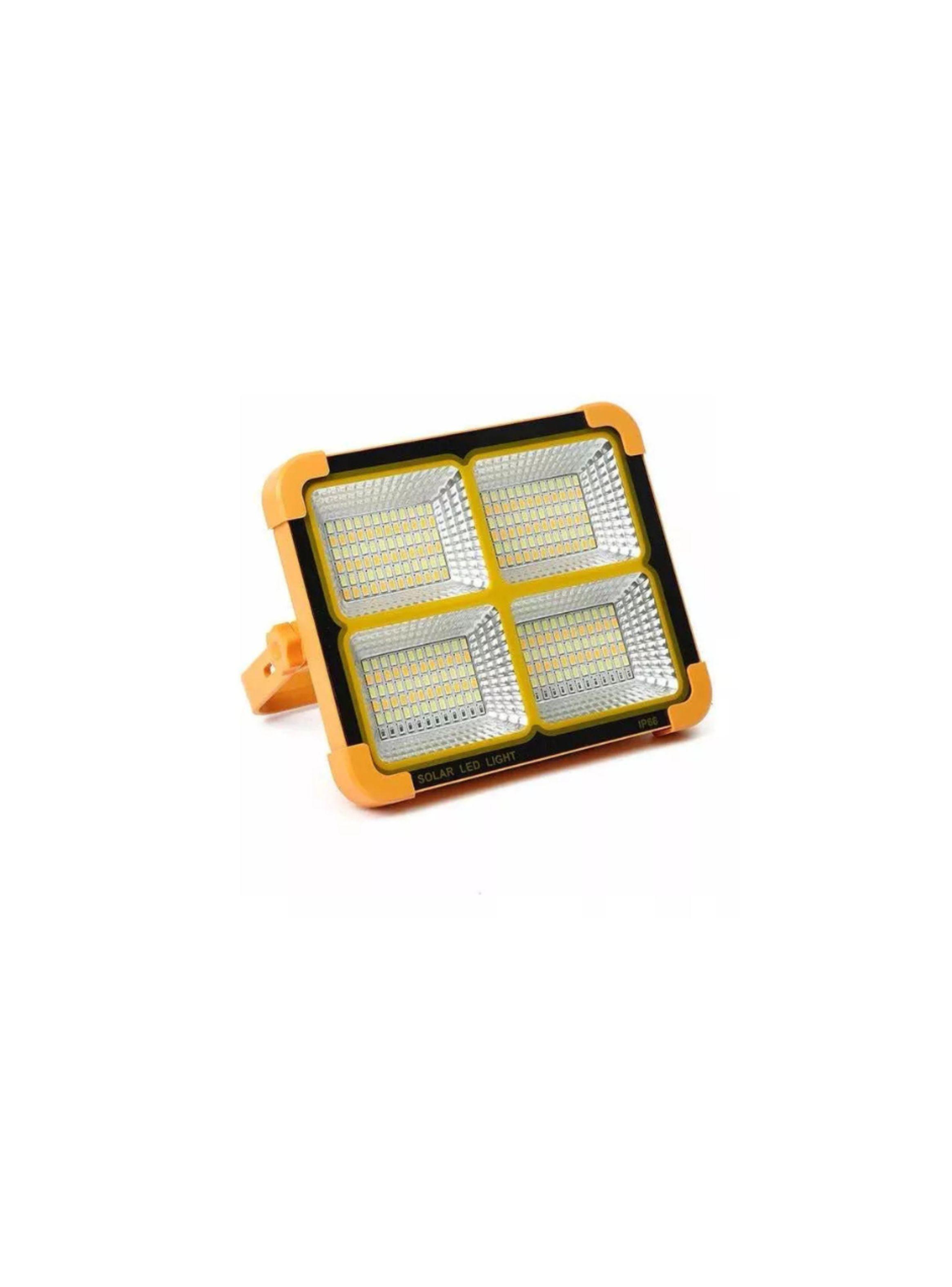 Lampara Reflector De Emergencia 100w Con Panel Solar-1