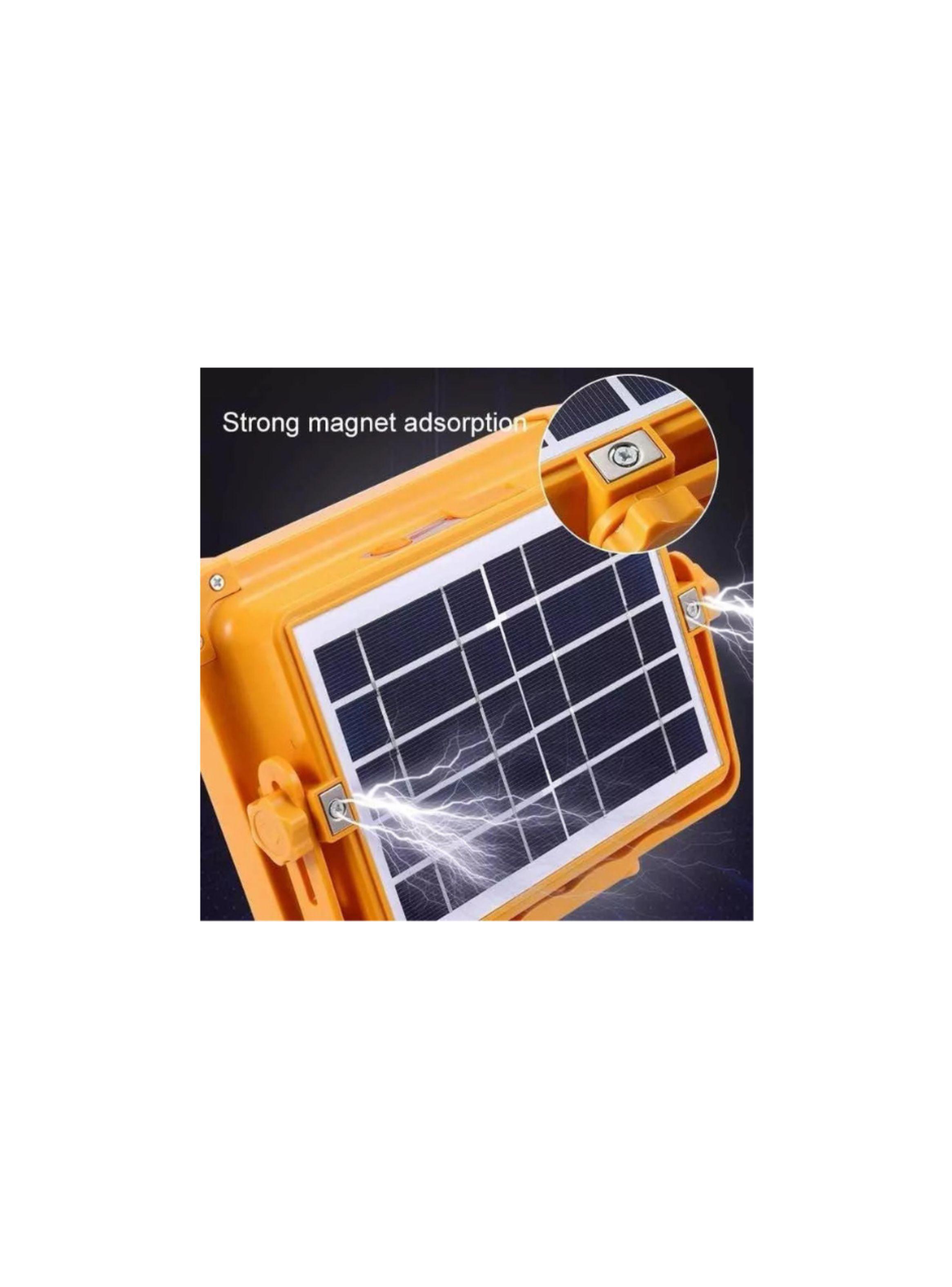 Lampara Reflector De Emergencia 100w Con Panel Solar-2