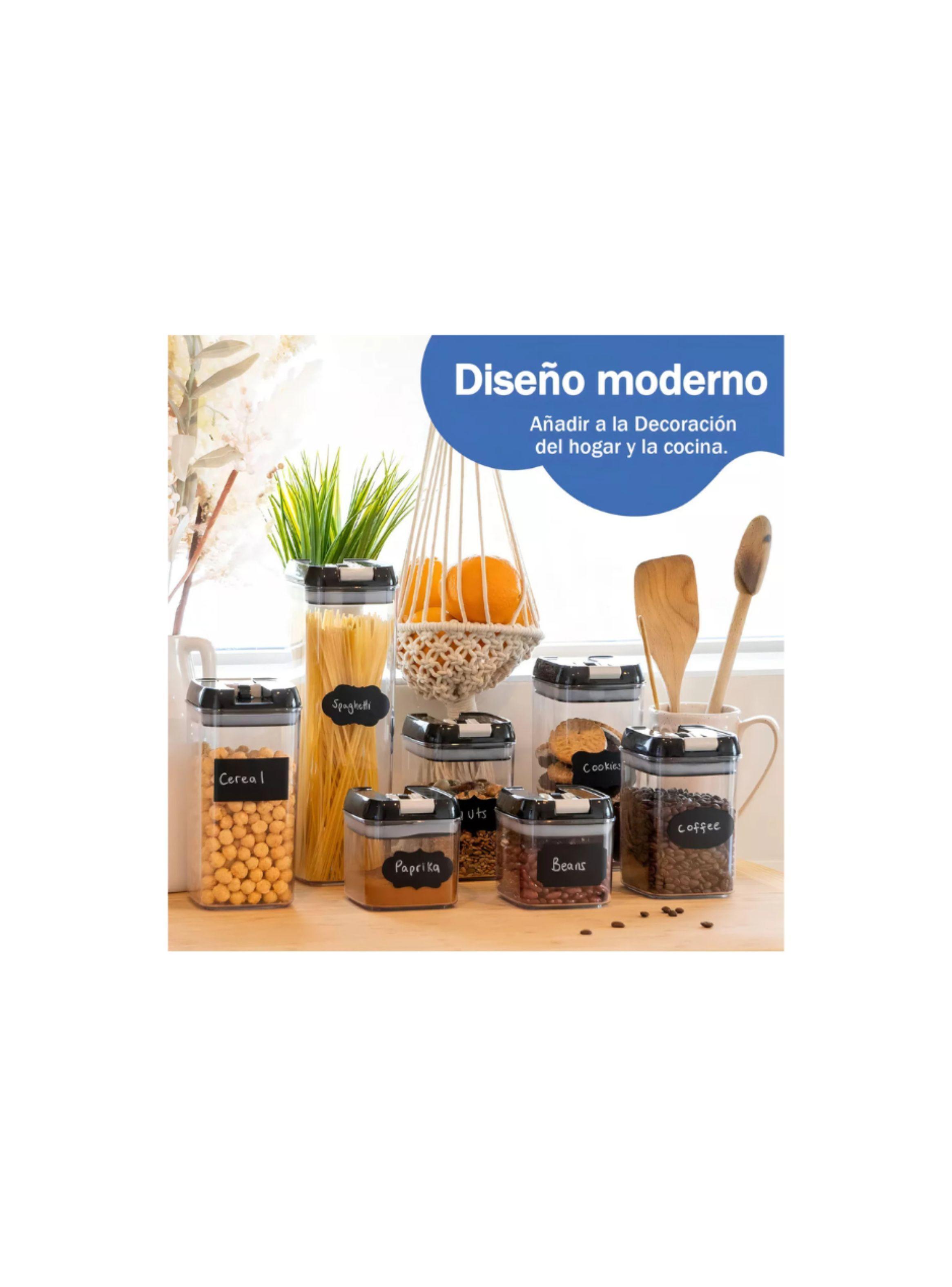 Organizador Set 7 contenedores Herméticos Para Cocina con tapa-4