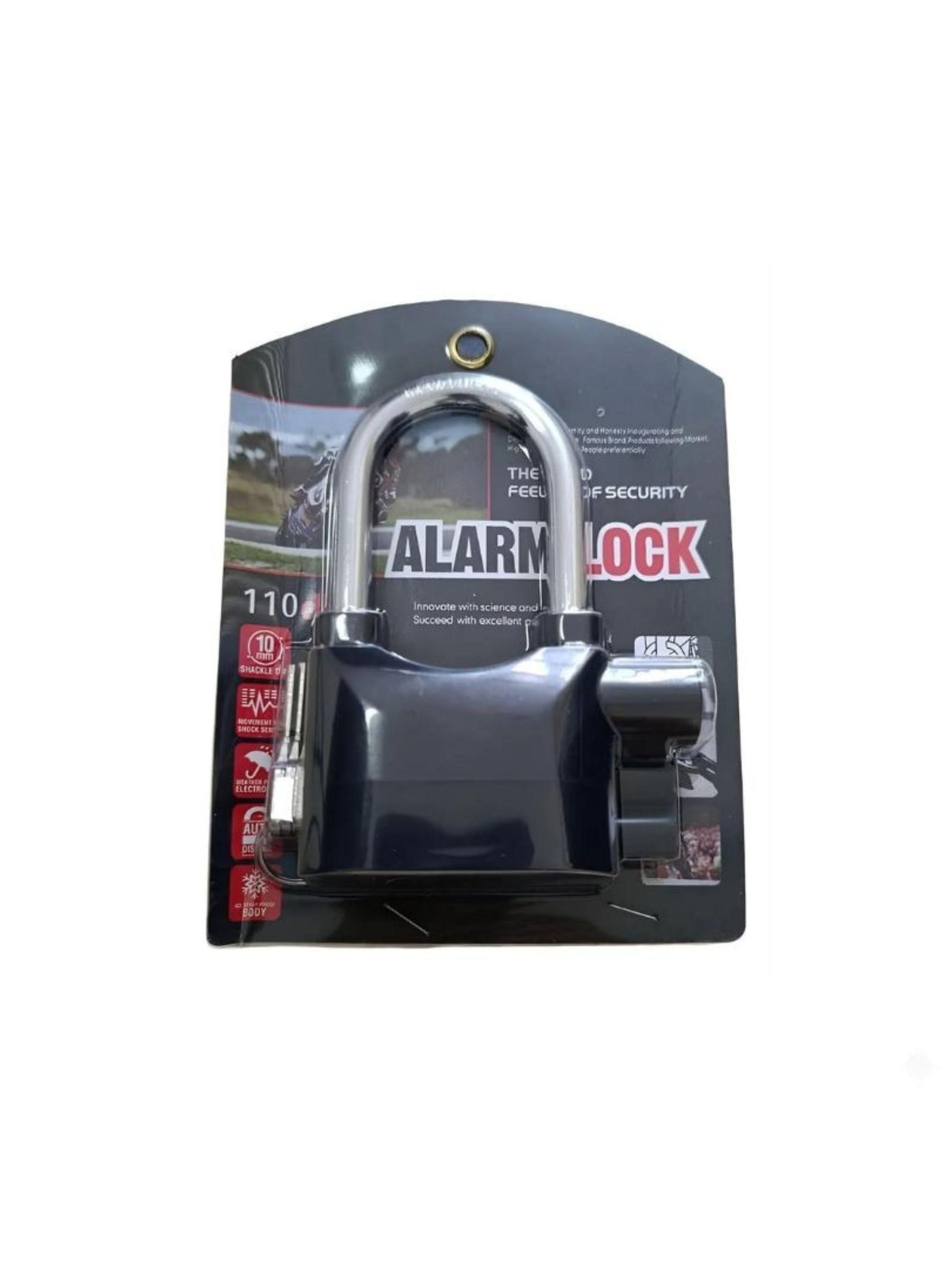 Candado De Seguridad Con Alarma  Moto Bicicleta-2